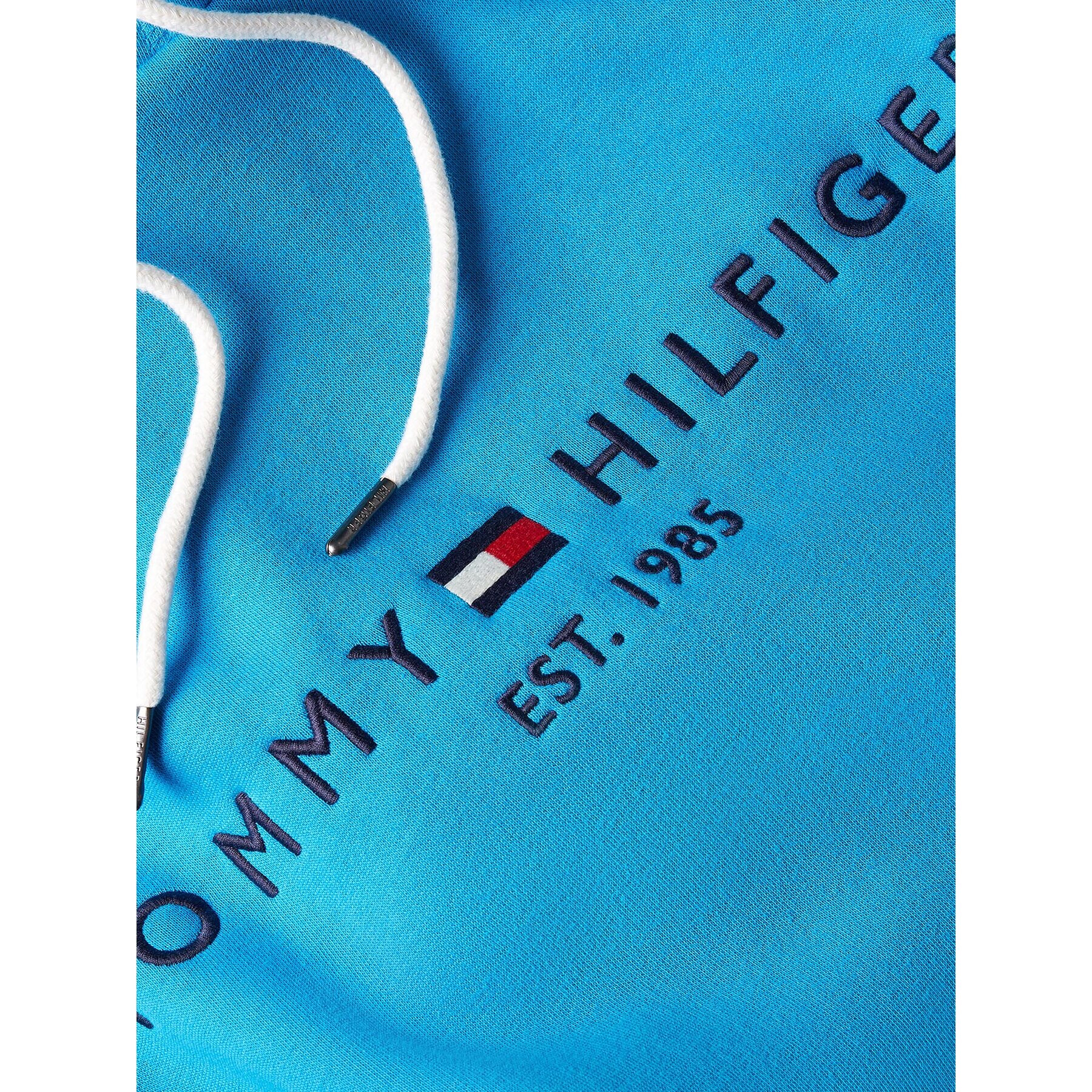 Tommy Hilfiger Mikina Logo MW0MW11599 Modrá Regular Fit - Pepit.cz