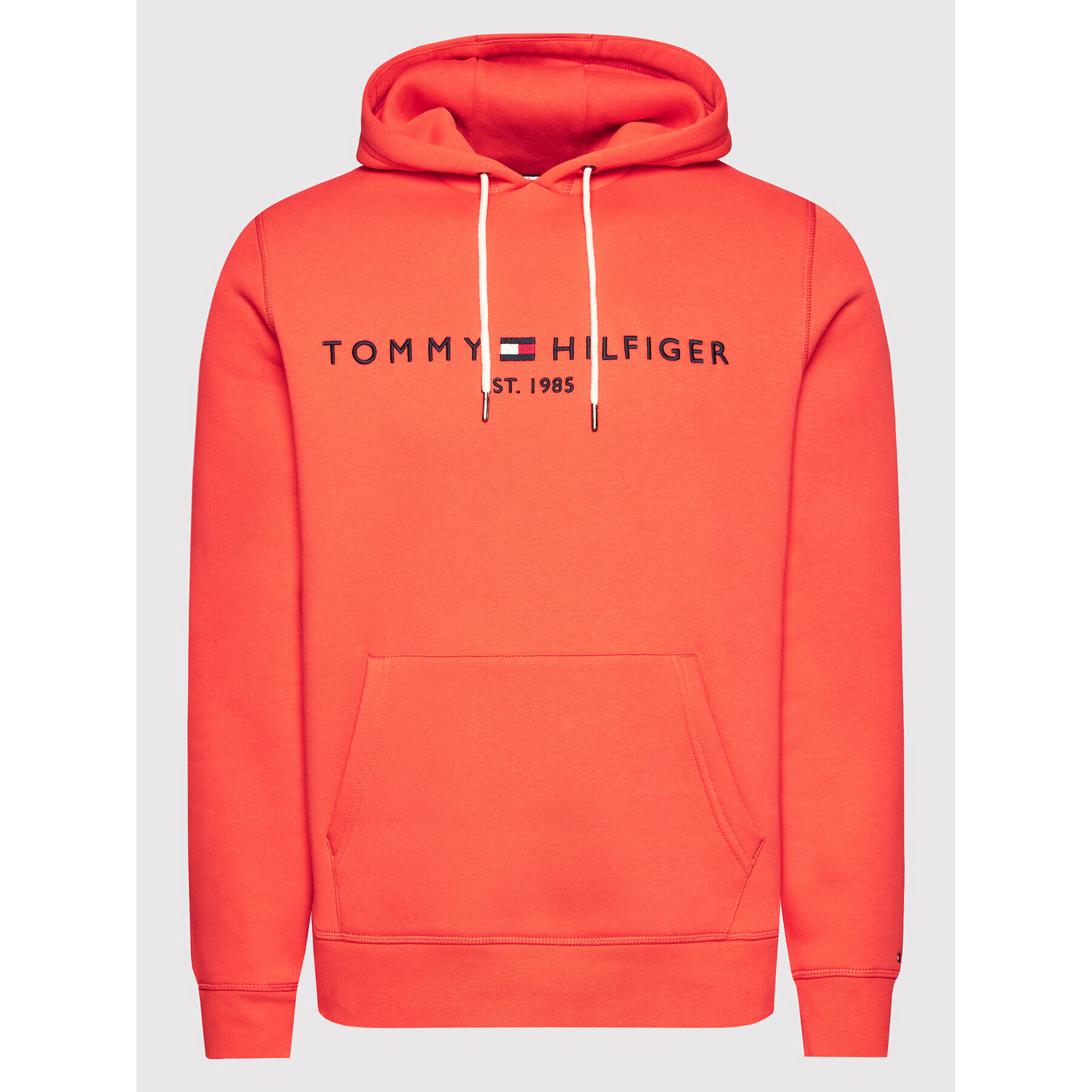 Tommy Hilfiger Mikina Logo MW0MW11599 Oranžová Regular Fit - Pepit.cz