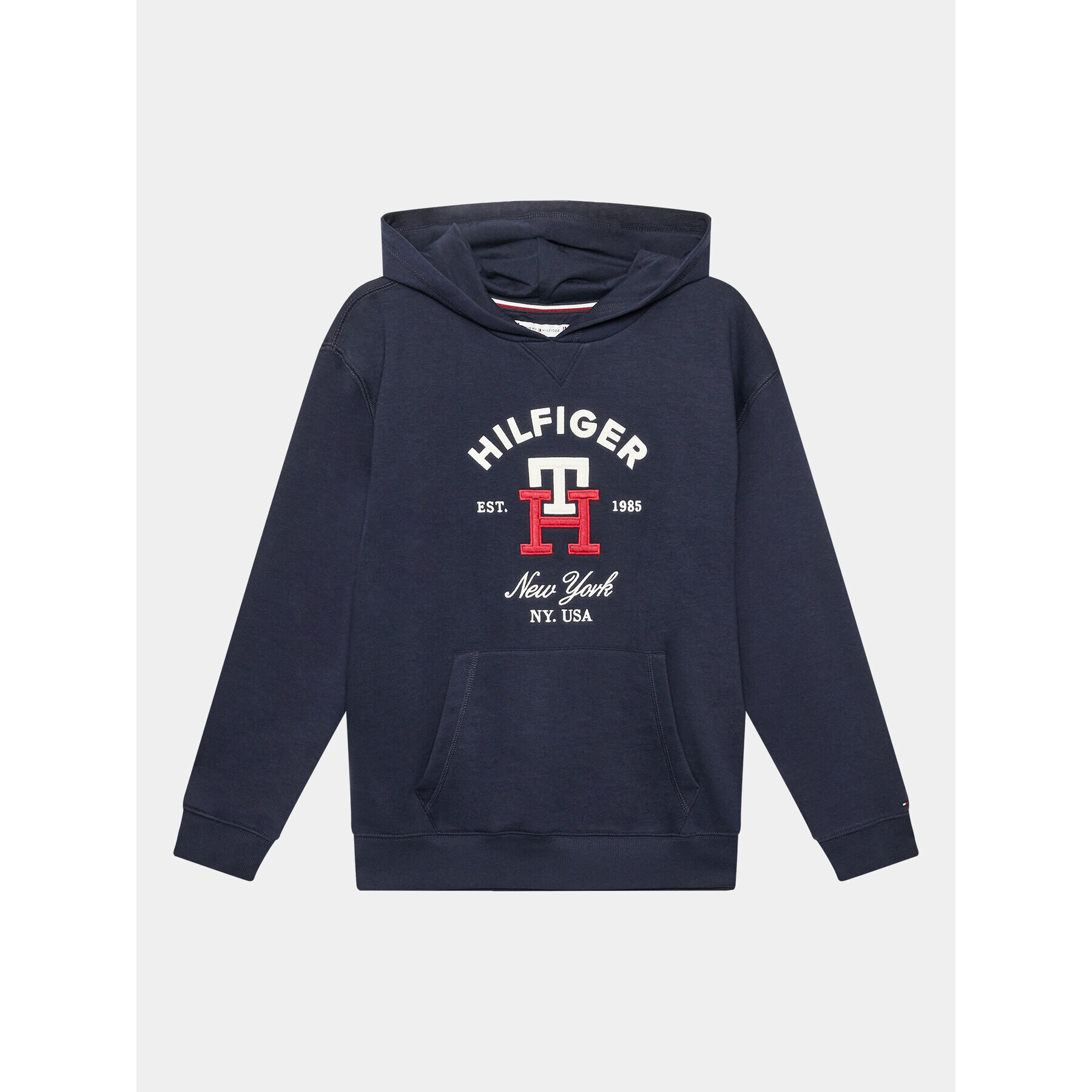 Tommy Hilfiger Mikina Monogram KS0KS00395 D Tmavomodrá Regular Fit - Pepit.cz