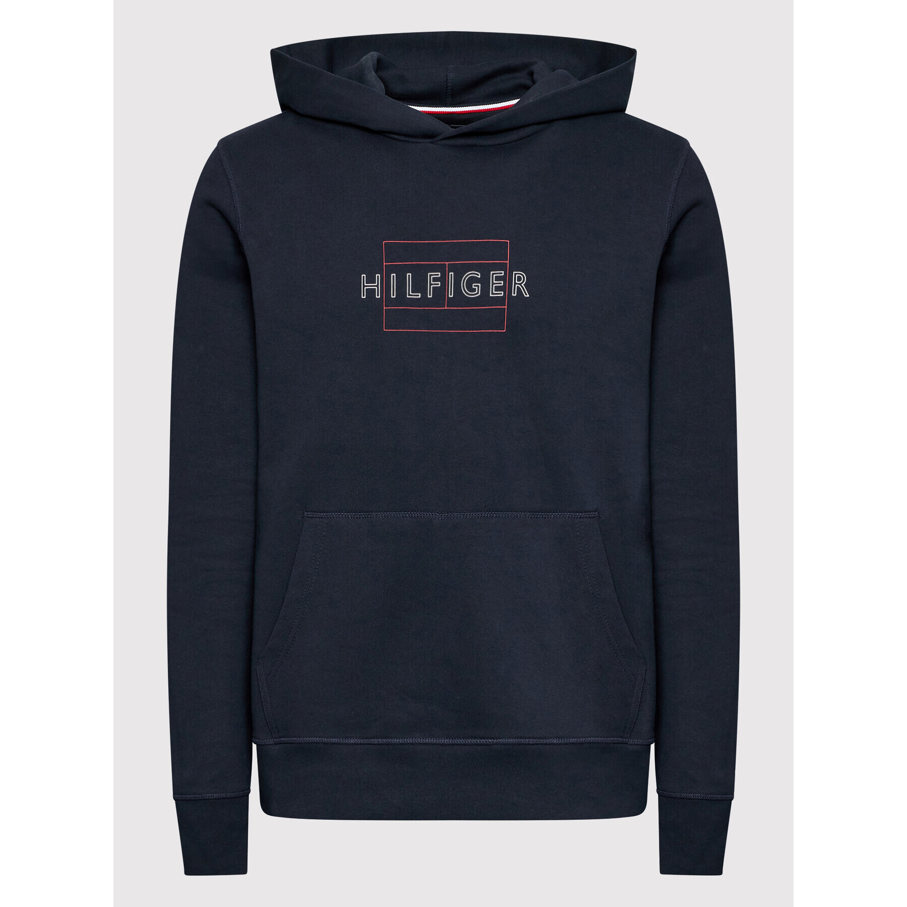 Tommy Hilfiger Mikina MW0MW25598 Tmavomodrá Regular Fit - Pepit.cz