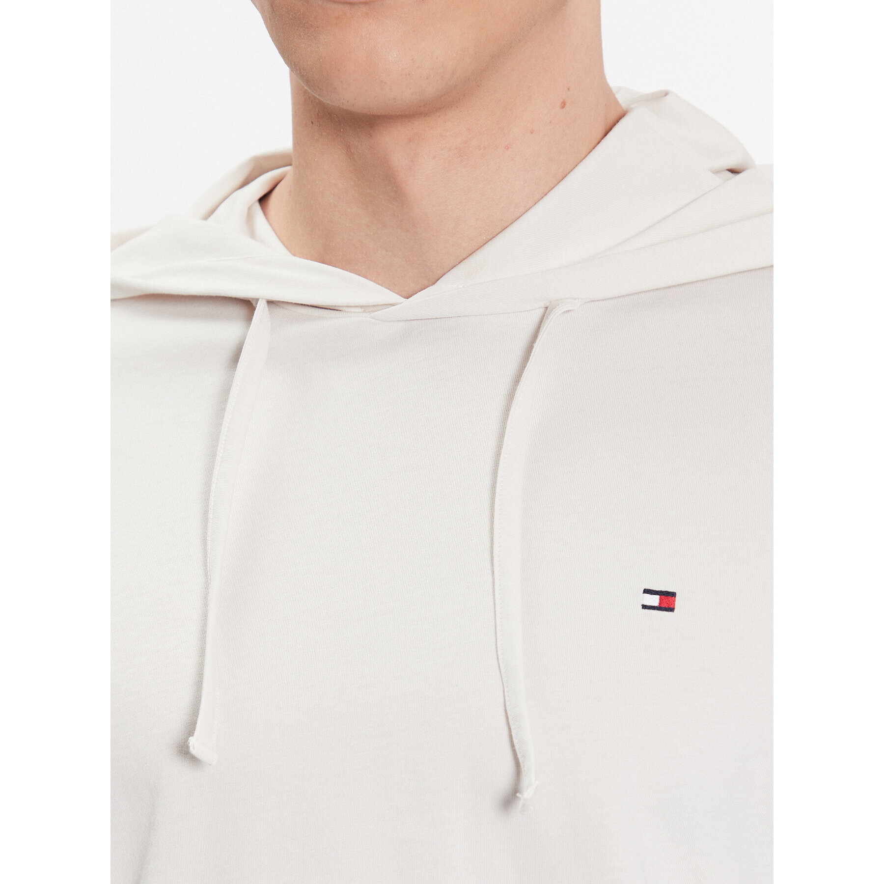 Tommy Hilfiger Mikina MW0MW30063 Écru Regular Fit - Pepit.cz