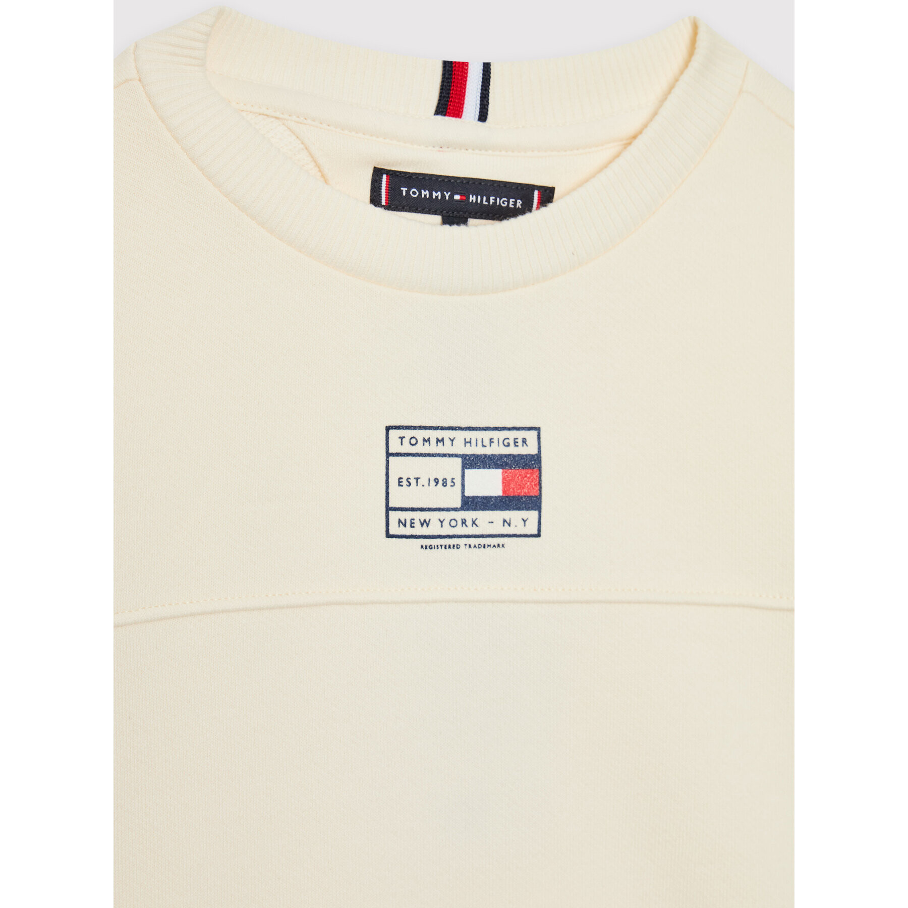 Tommy Hilfiger Mikina Natural Dye KB0KB07538 M Béžová Regular Fit - Pepit.cz