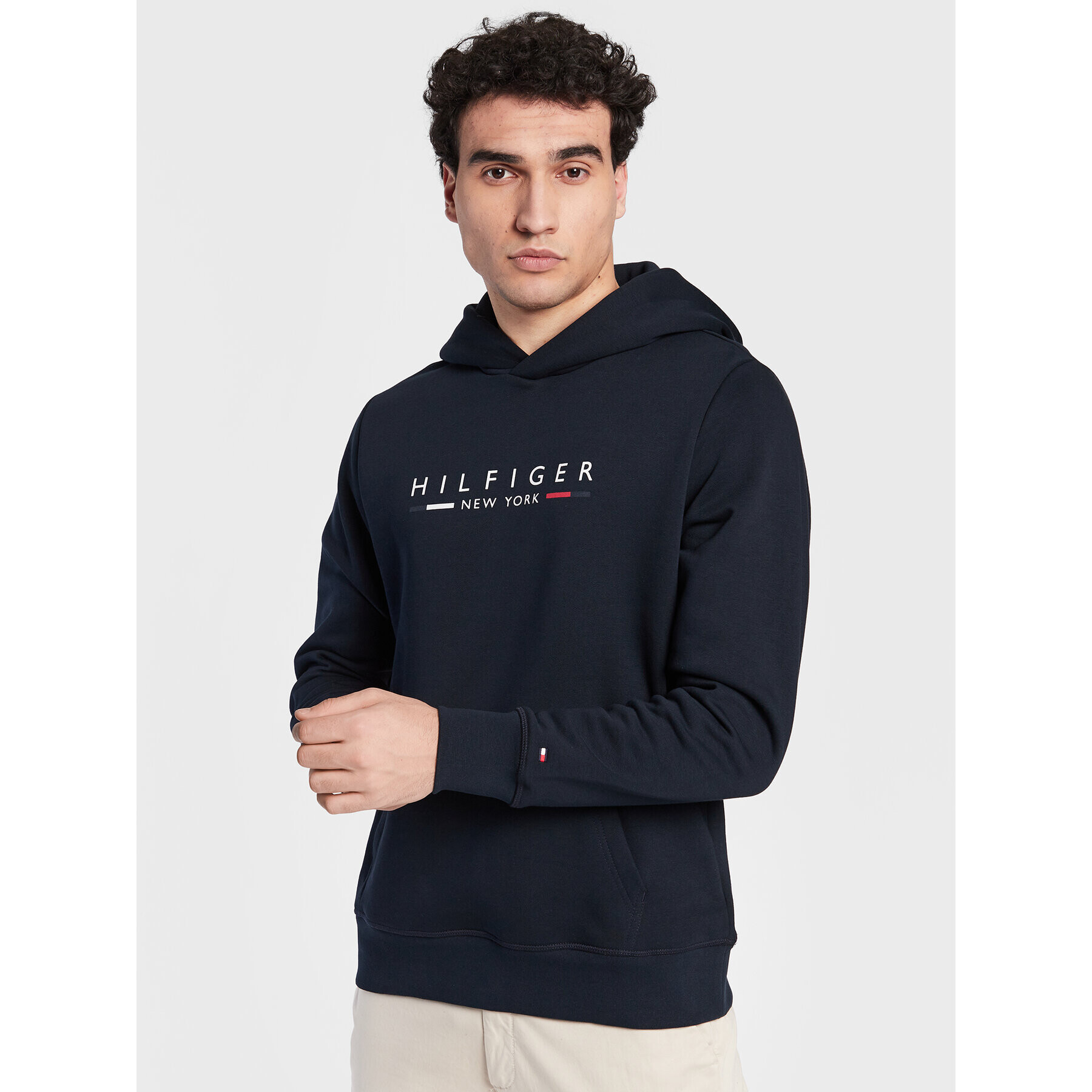 Tommy Hilfiger Mikina New York MW0MW29301 Tmavomodrá Regular Fit - Pepit.cz