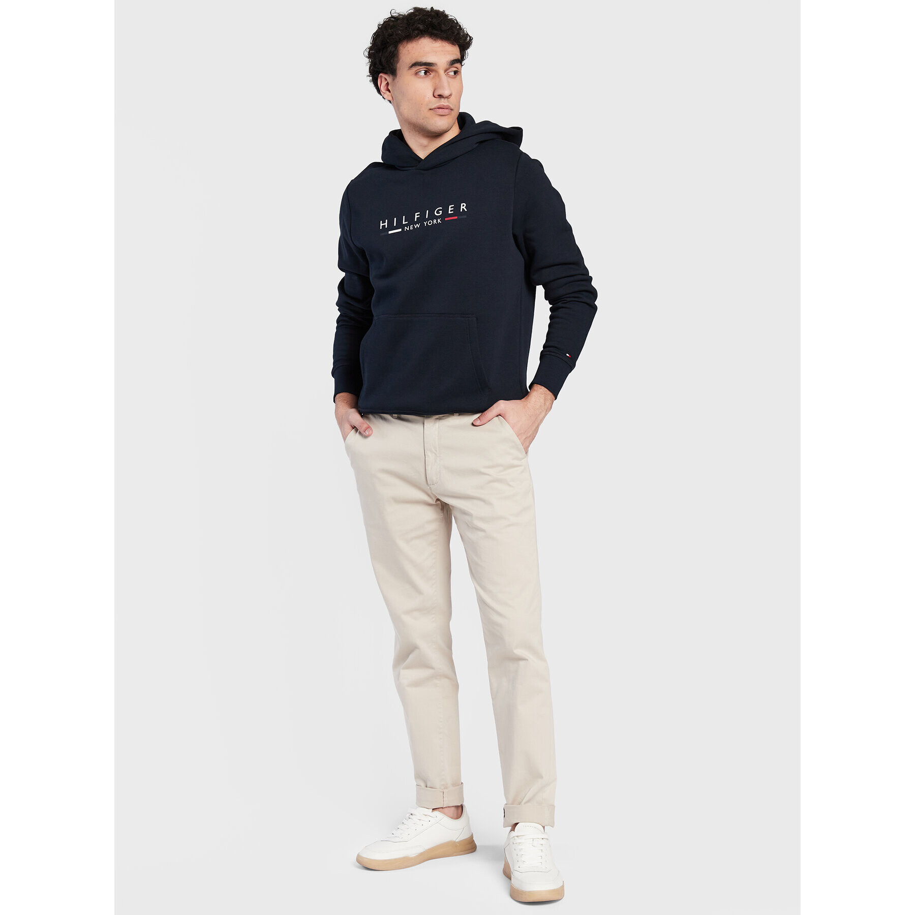 Tommy Hilfiger Mikina New York MW0MW29301 Tmavomodrá Regular Fit - Pepit.cz