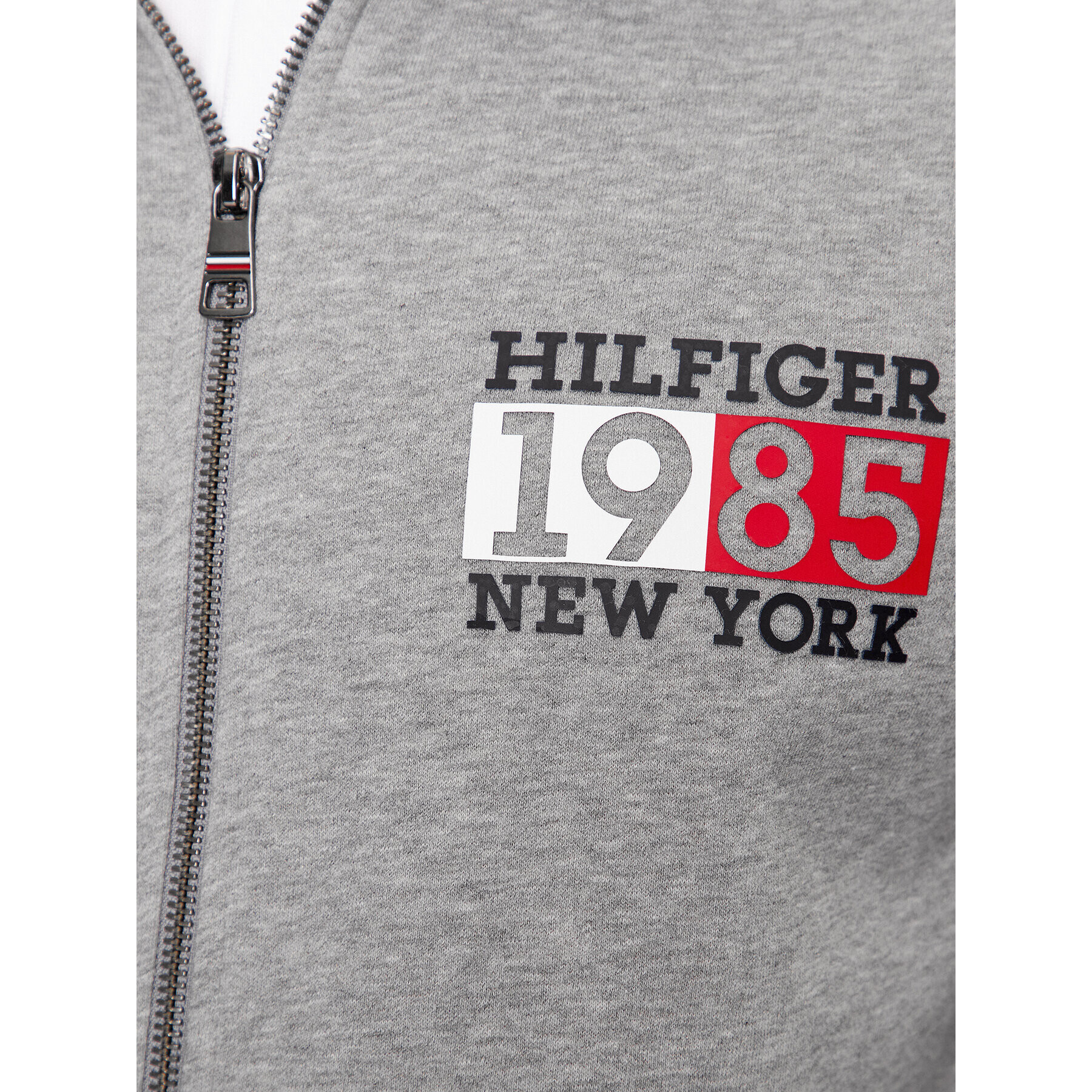 Tommy Hilfiger Mikina New York MW0MW32749 Šedá Regular Fit - Pepit.cz