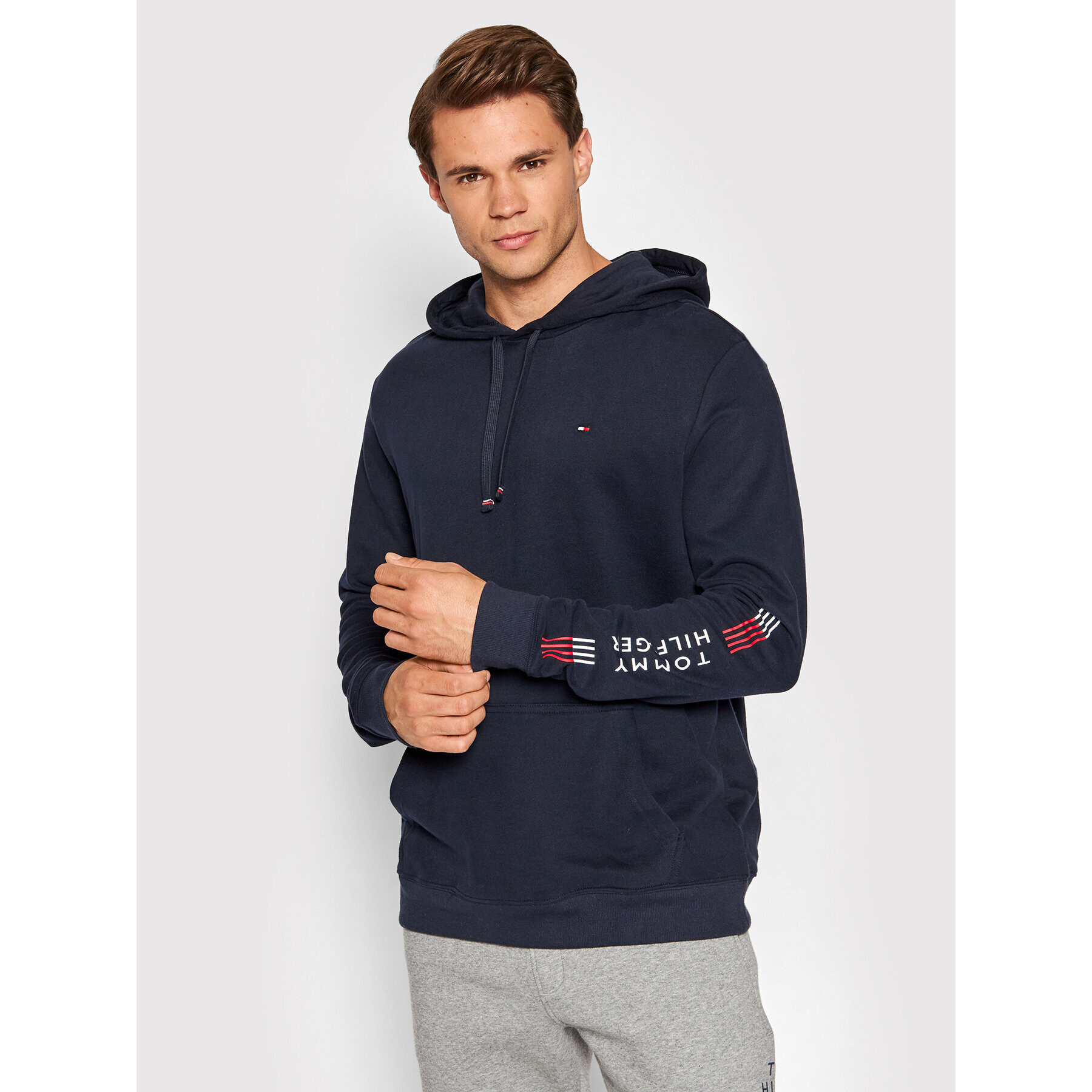 Tommy Hilfiger Mikina Oh UM0UM02431 Tmavomodrá Regular Fit - Pepit.cz