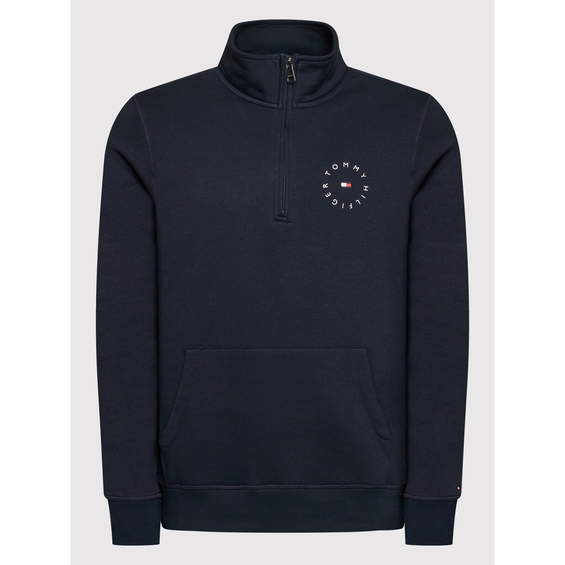 Tommy Hilfiger Mikina Roundall Graphic MW0MW22117 Tmavomodrá Regular Fit - Pepit.cz