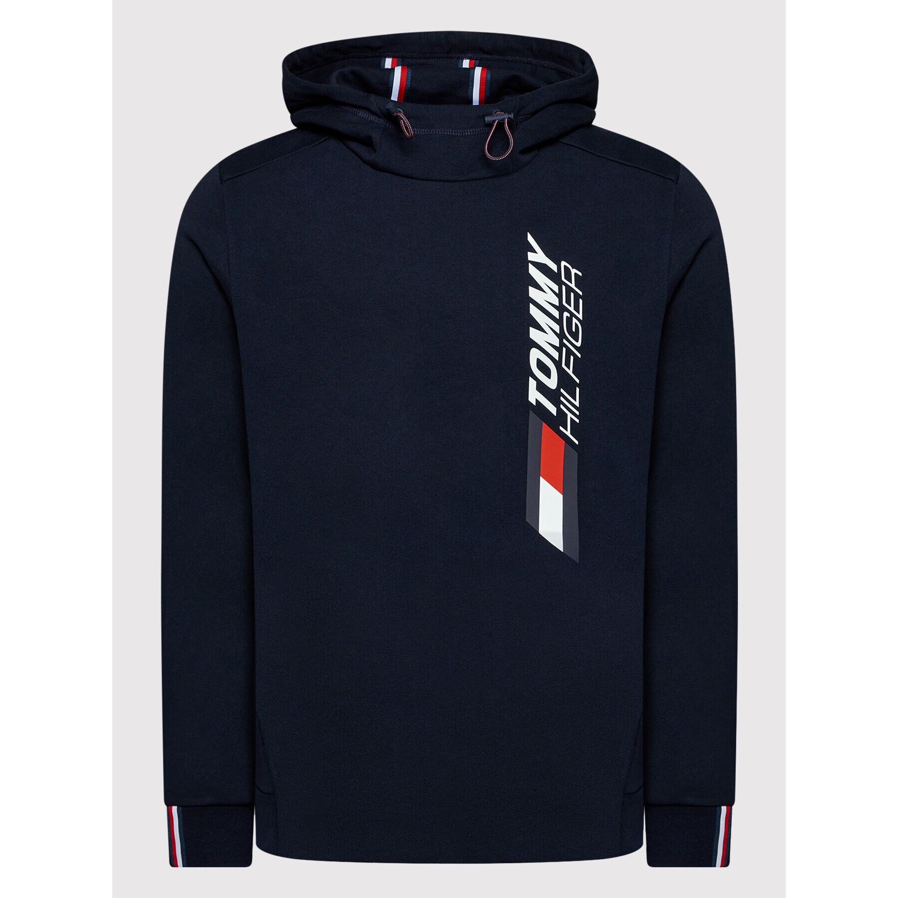 Tommy Hilfiger Mikina Seasonal Graphic MW0MW21263 Tmavomodrá Regular Fit - Pepit.cz