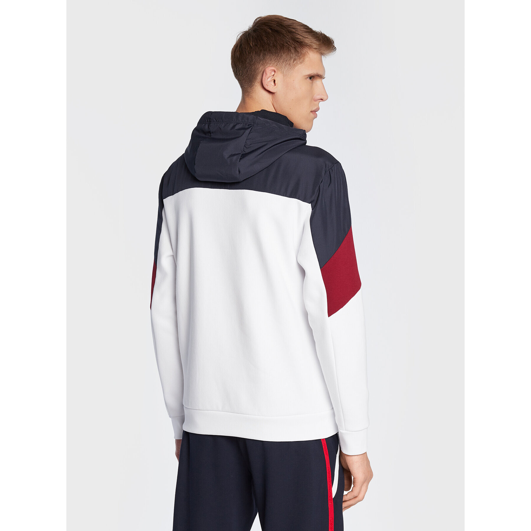 Tommy Hilfiger Mikina Seasonal MW0MW27547 Bílá Relaxed Fit - Pepit.cz