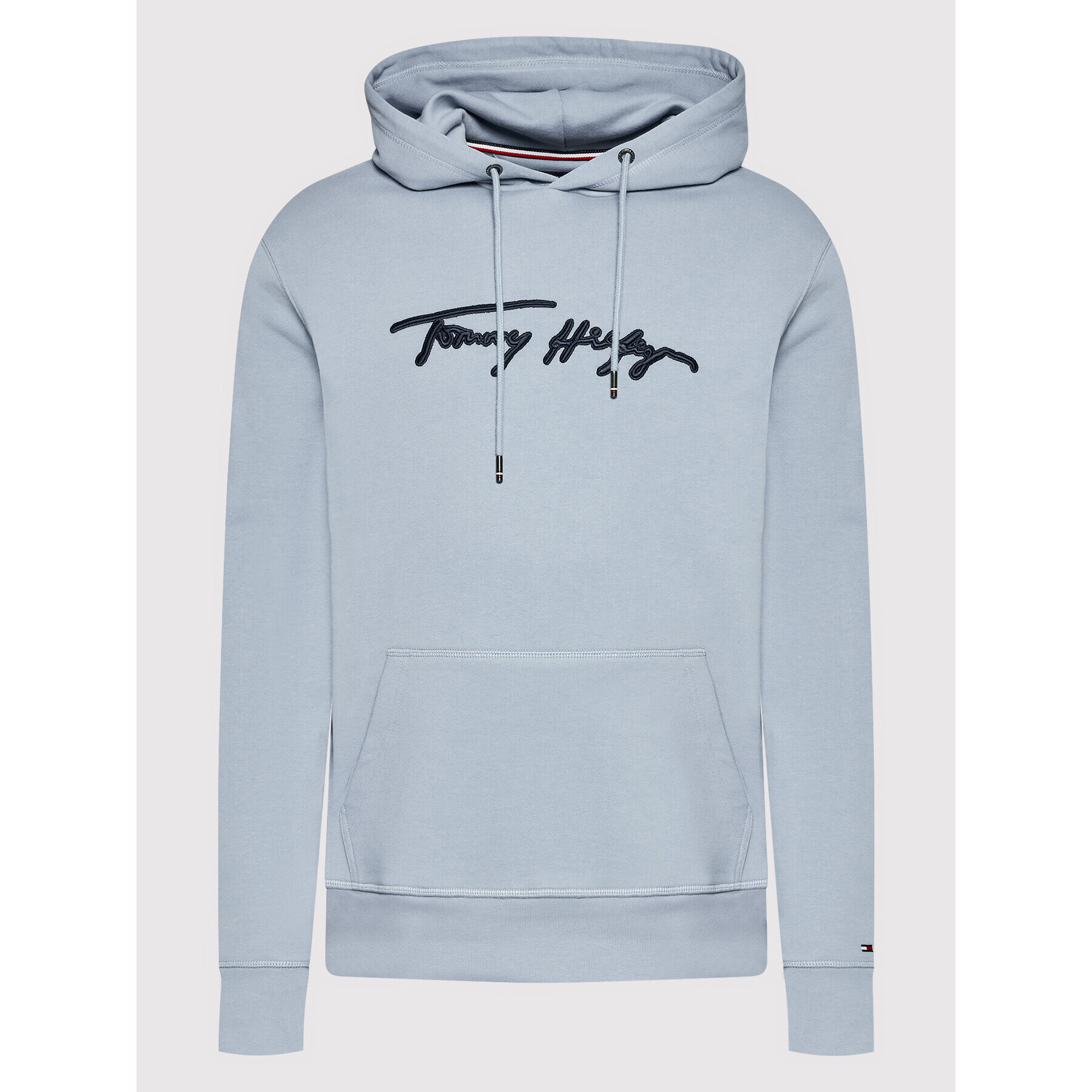 Tommy Hilfiger Mikina Signature Graphic MW0MW25057 Modrá Regular Fit - Pepit.cz