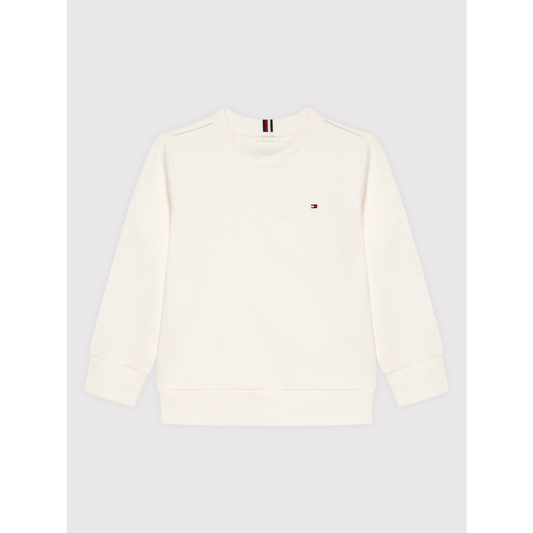 Tommy Hilfiger Mikina Solid KS0KS00234 Béžová Regular Fit - Pepit.cz