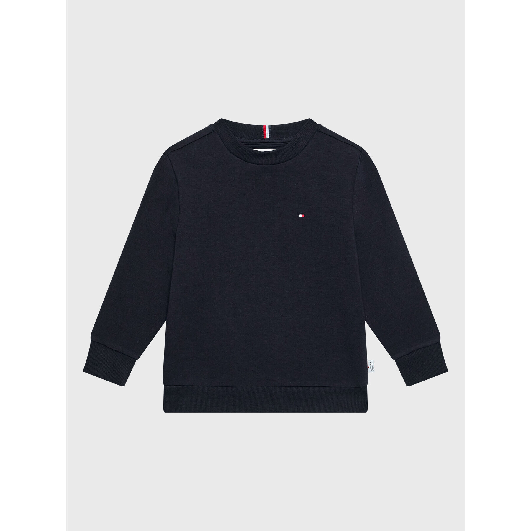 Tommy Hilfiger Mikina Solid KS0KS00234 Tmavomodrá Regular Fit - Pepit.cz