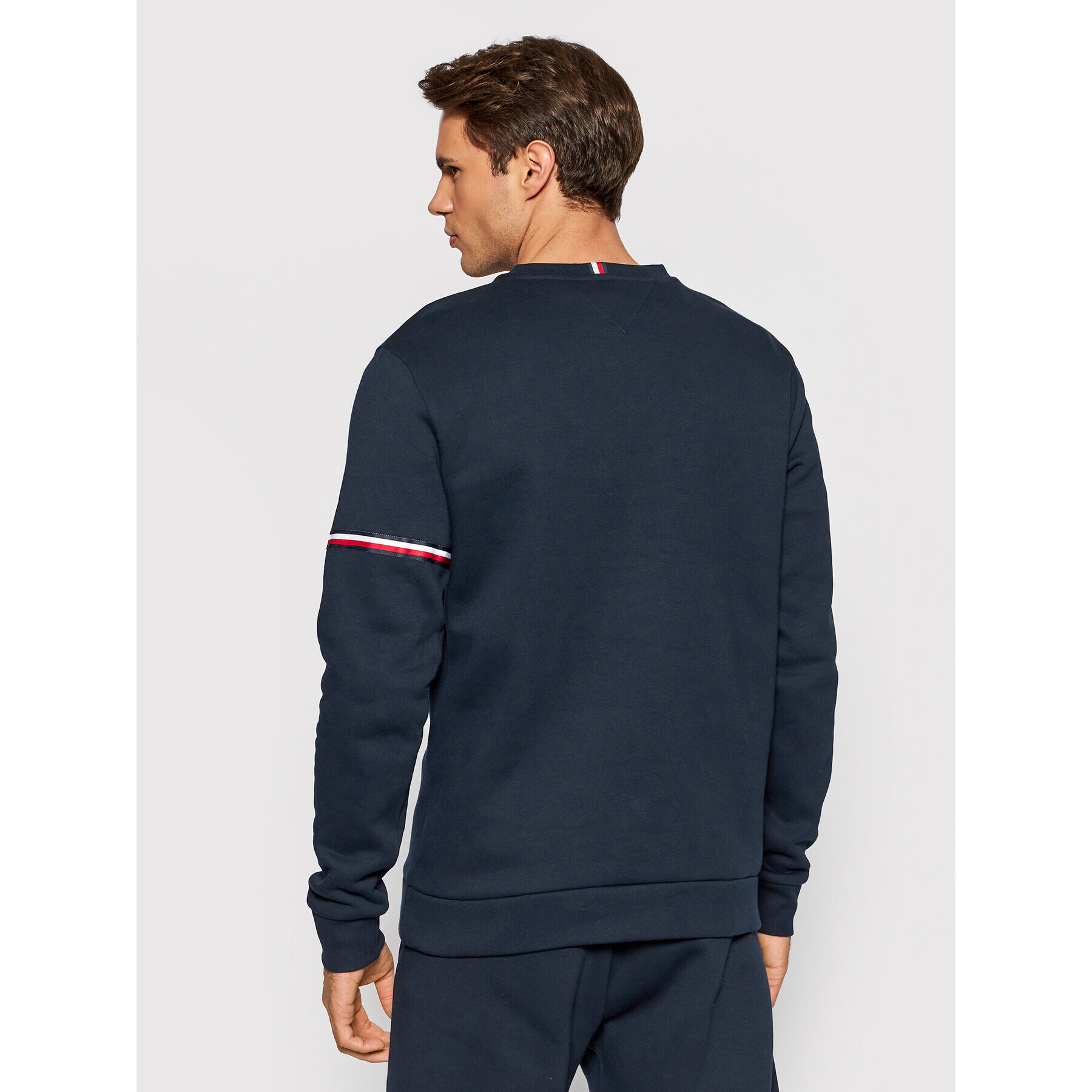 Tommy Hilfiger Mikina Tape Seasonal Crew MW0MW19769 Tmavomodrá Regular Fit - Pepit.cz