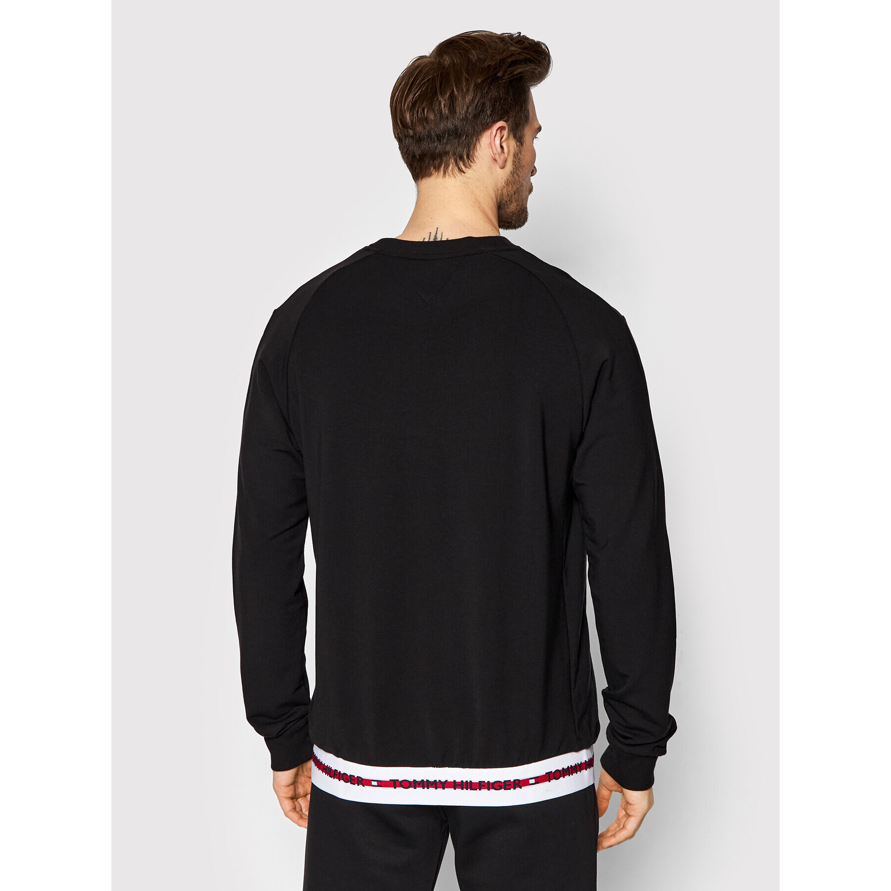 Tommy Hilfiger Mikina Track Top UM0UM01928 Černá Regular Fit - Pepit.cz