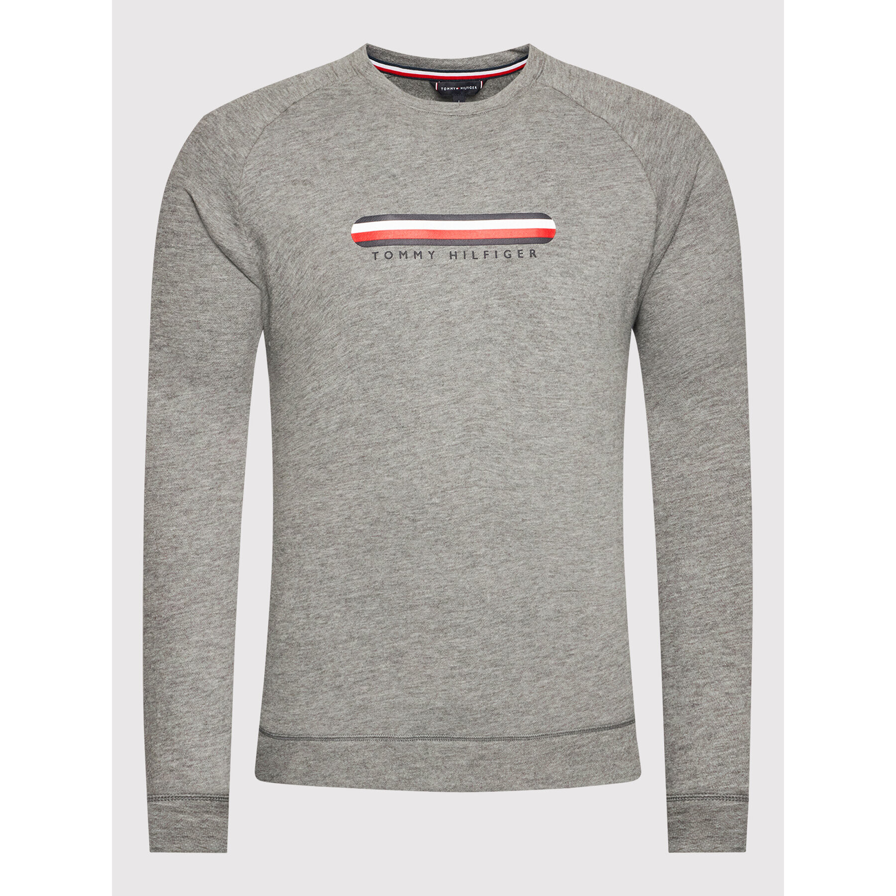 Tommy Hilfiger Mikina Track Top UM0UM02363 Šedá Regular Fit - Pepit.cz