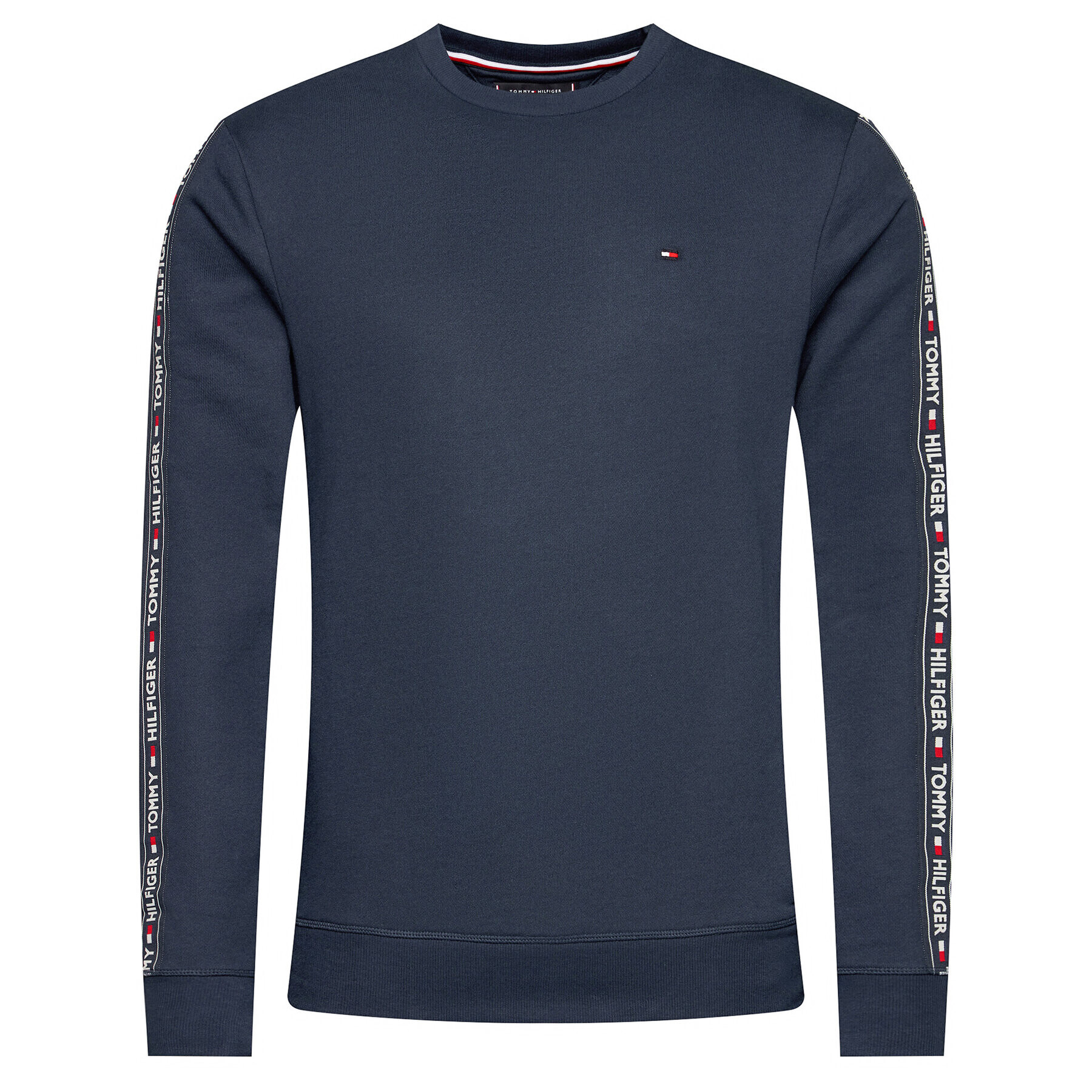 Tommy Hilfiger Mikina Track UM0UM00705 Tmavomodrá Regular Fit - Pepit.cz