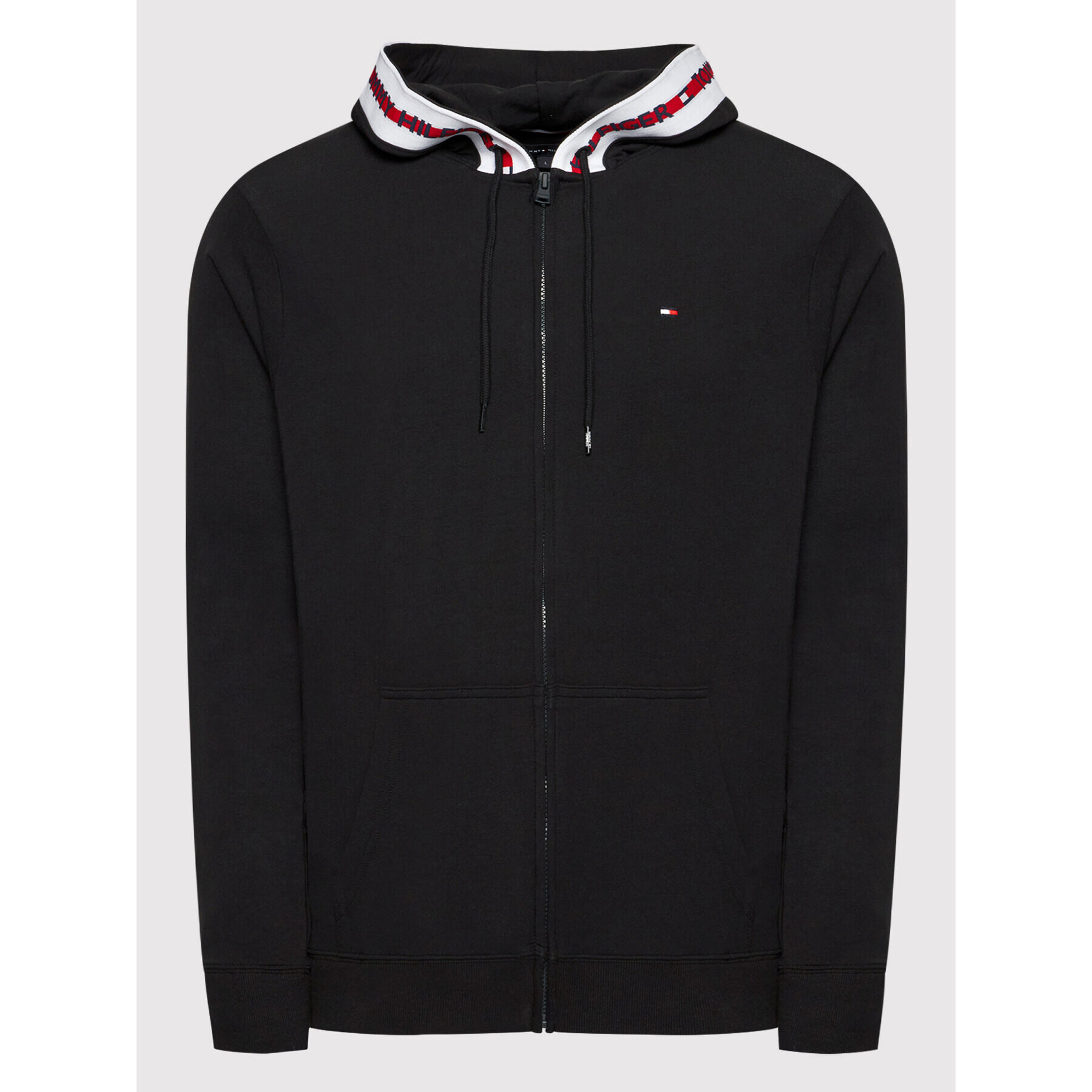 Tommy Hilfiger Mikina UM0UM01929 Černá Regular Fit - Pepit.cz