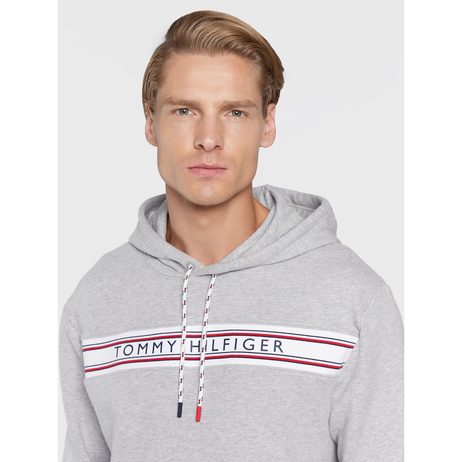 Tommy Hilfiger Mikina UM0UM02427 Šedá Regular Fit - Pepit.cz