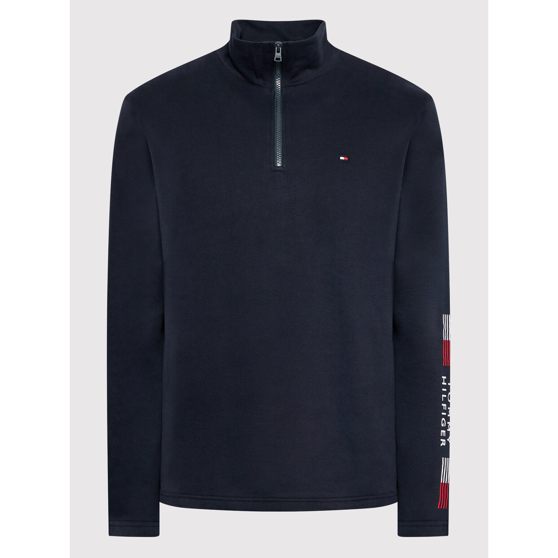 Tommy Hilfiger Mikina UM0UM02521 Tmavomodrá Regular Fit - Pepit.cz