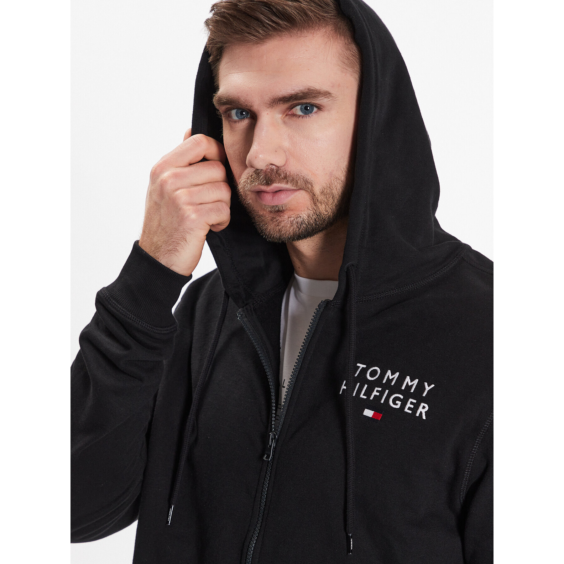 Tommy Hilfiger Mikina UM0UM02879 Černá Regular Fit - Pepit.cz