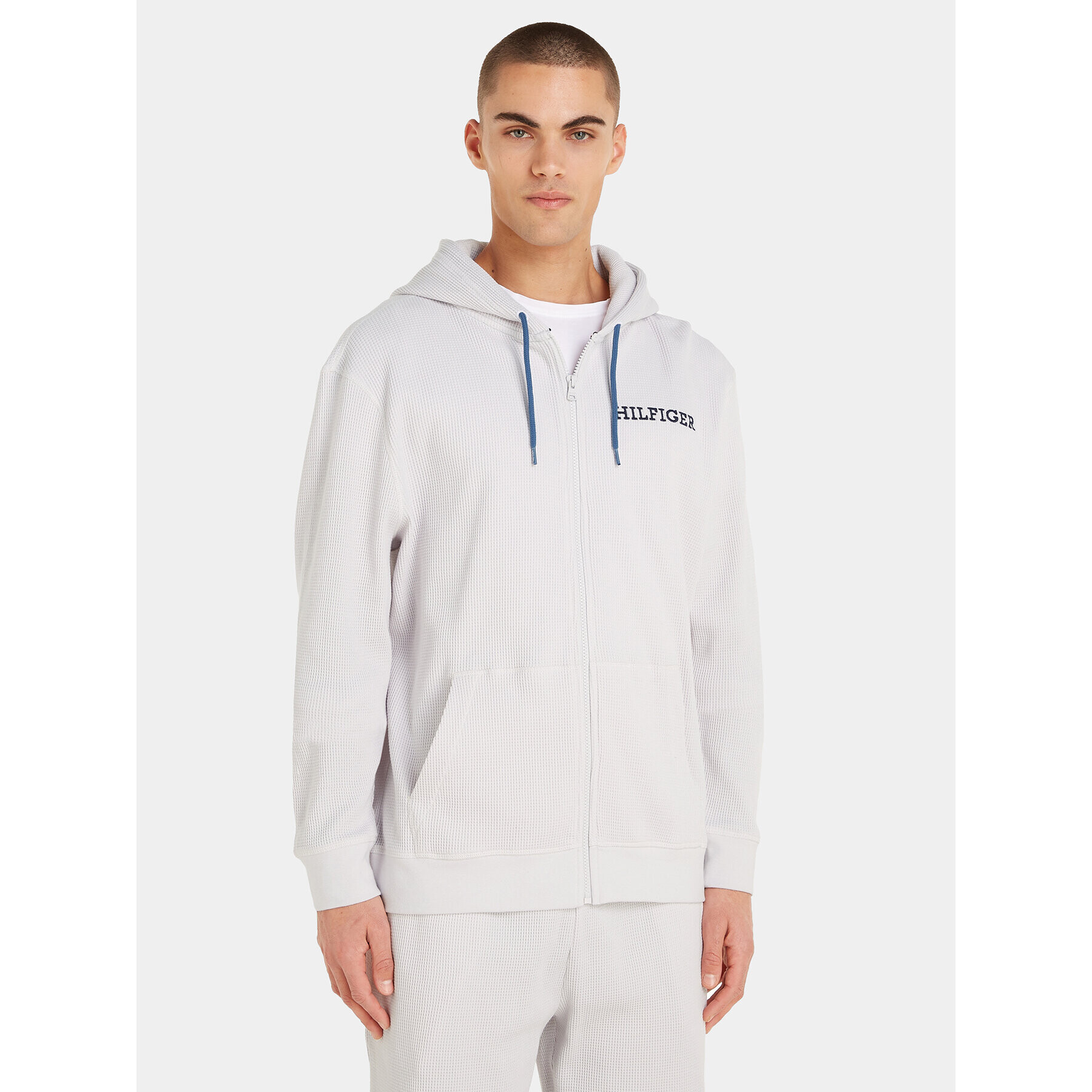 Tommy Hilfiger Mikina UM0UM03131 Šedá Regular Fit - Pepit.cz