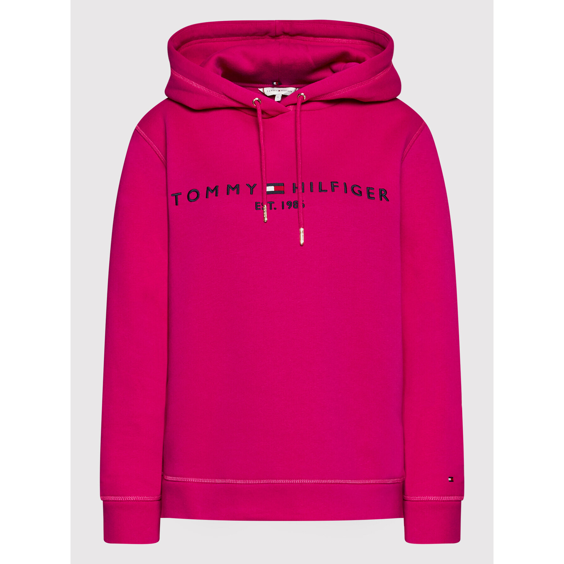 Tommy Hilfiger Mikina WW0WW26410 Růžová Regular Fit - Pepit.cz