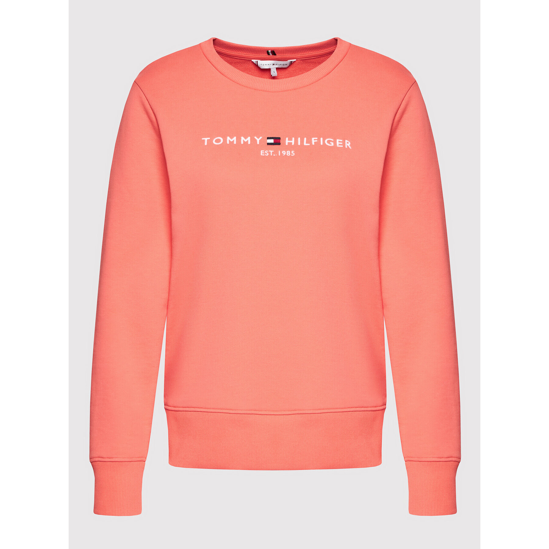 Tommy Hilfiger Mikina WW0WW28220 Oranžová Regular Fit - Pepit.cz