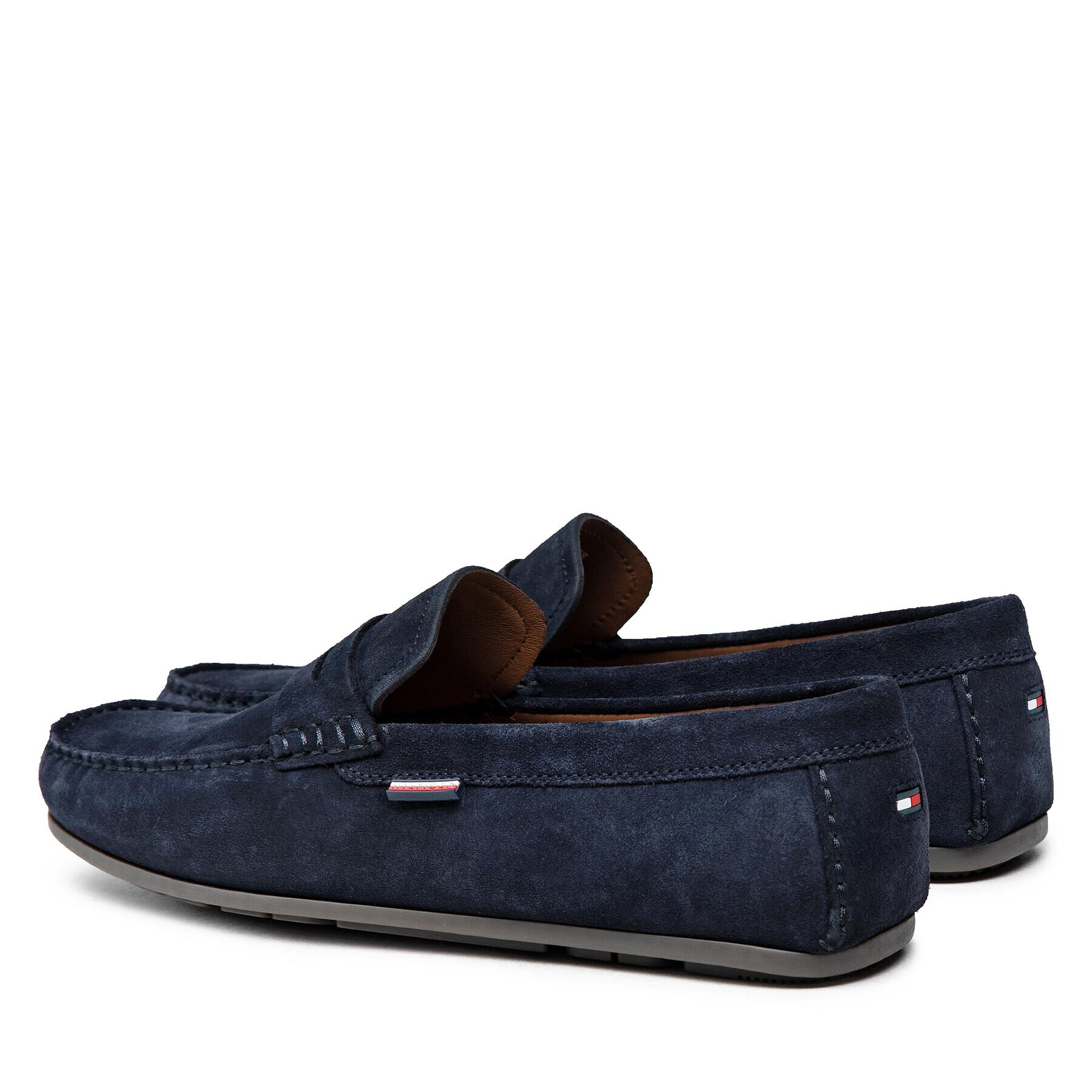 Tommy Hilfiger Mokasíny Classic Suede Penny Loafer FM0FM02725 Tmavomodrá - Pepit.cz