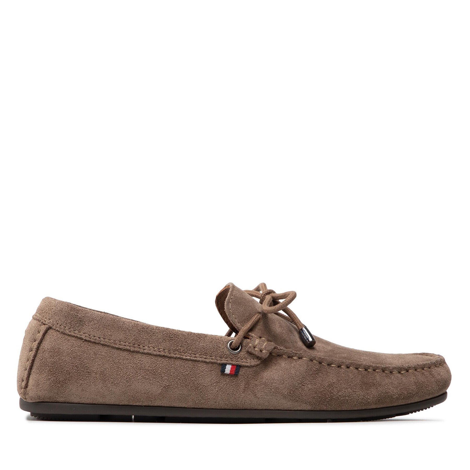 Tommy Hilfiger Mokasíny Corporate Suede Driver W Laces FM0FM03960 Hnědá - Pepit.cz