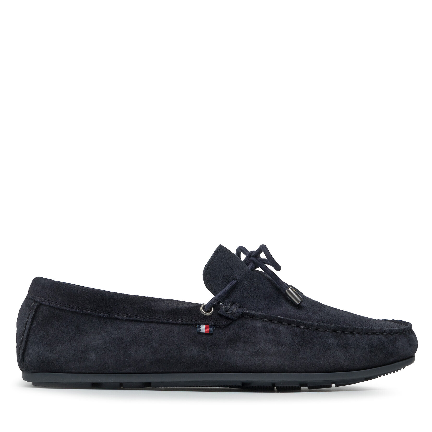 Tommy Hilfiger Mokasíny Corporate Suede Driver W Laces FM0FM03960 Tmavomodrá - Pepit.cz