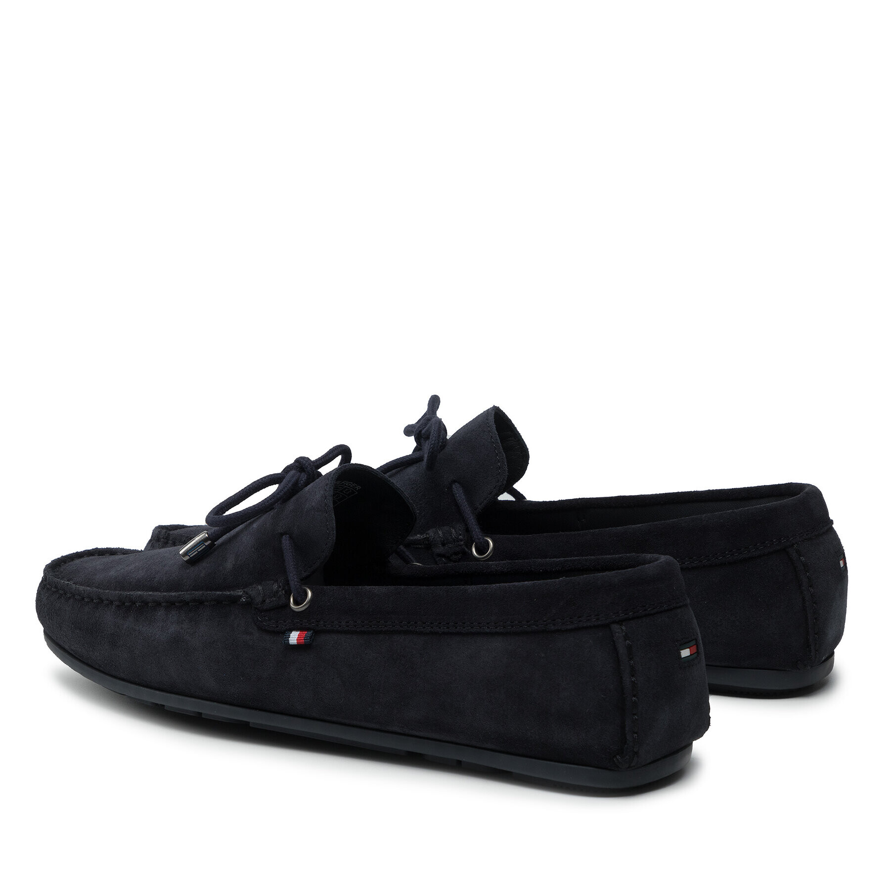 Tommy Hilfiger Mokasíny Corporate Suede Driver W Laces FM0FM03960 Tmavomodrá - Pepit.cz