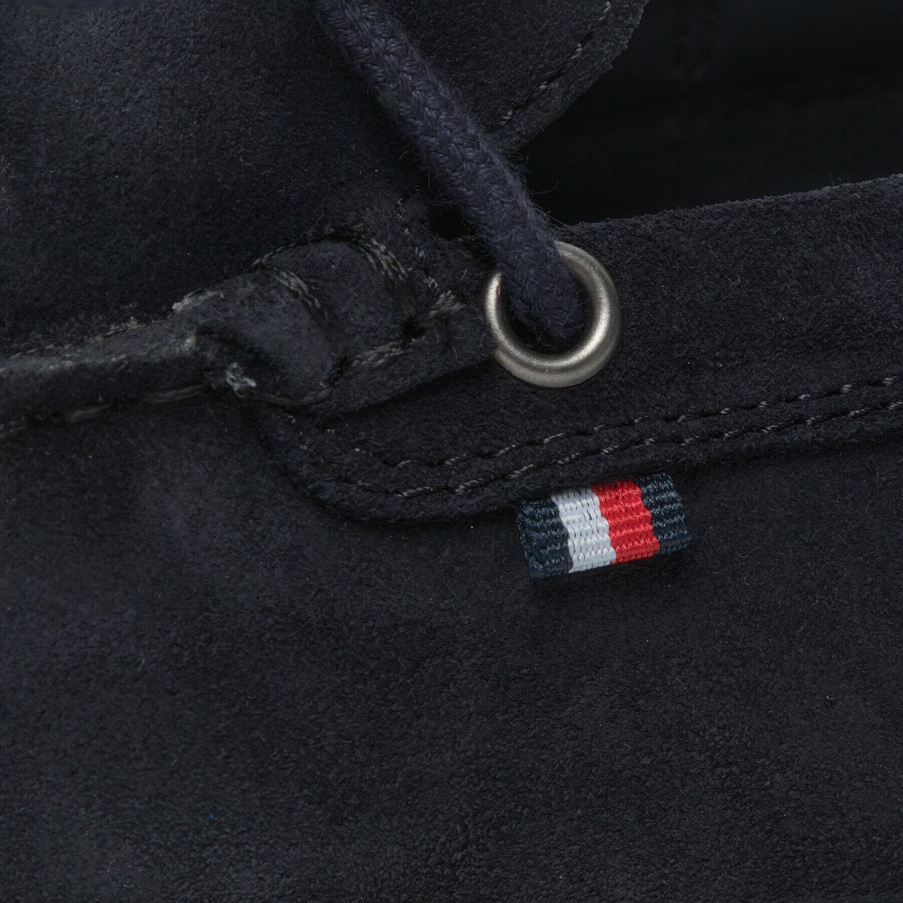 Tommy Hilfiger Mokasíny Corporate Suede Driver W Laces FM0FM03960 Tmavomodrá - Pepit.cz