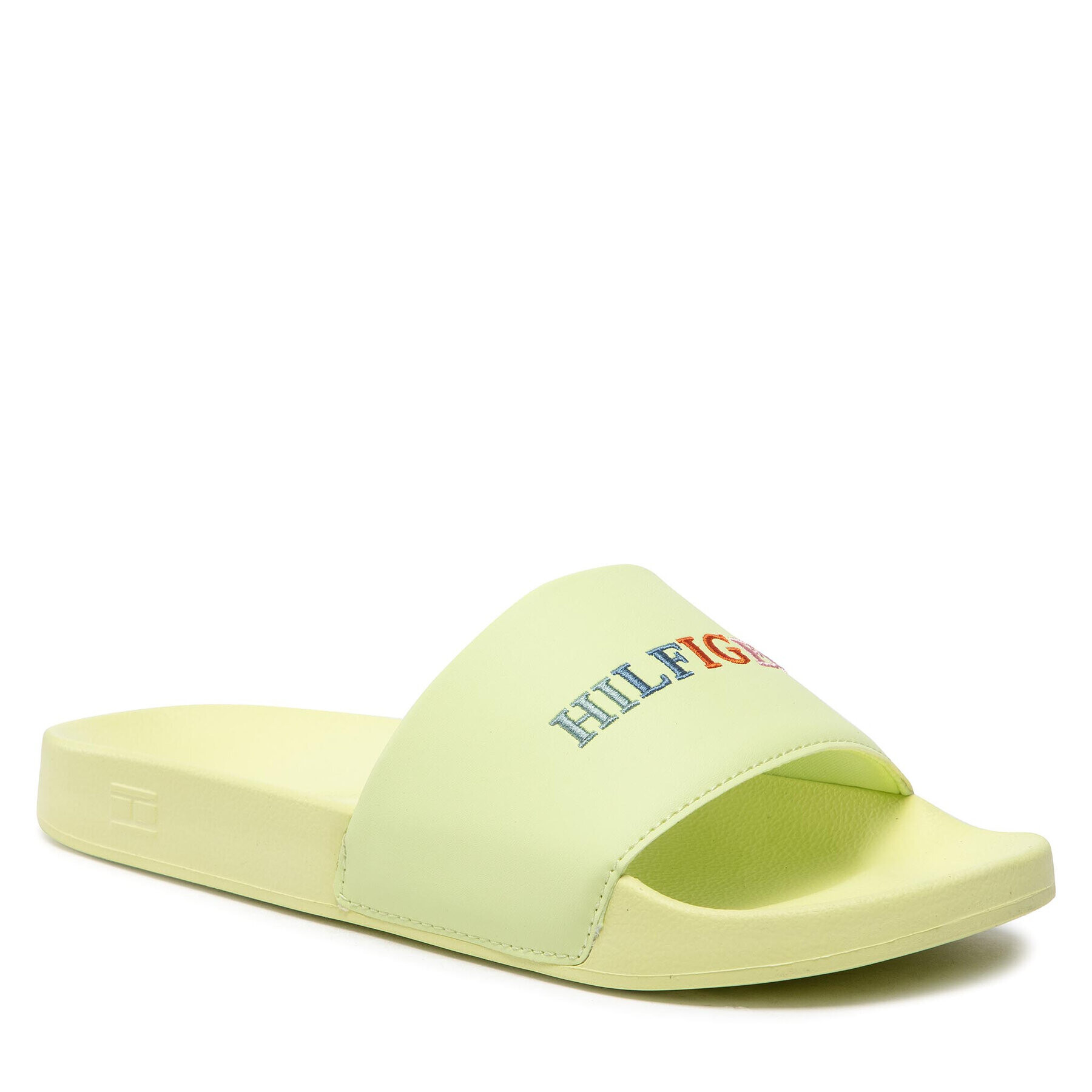 Tommy Hilfiger Nazouváky Colorful Hilfiger Pool Slide FM0FM04060 Zelená - Pepit.cz