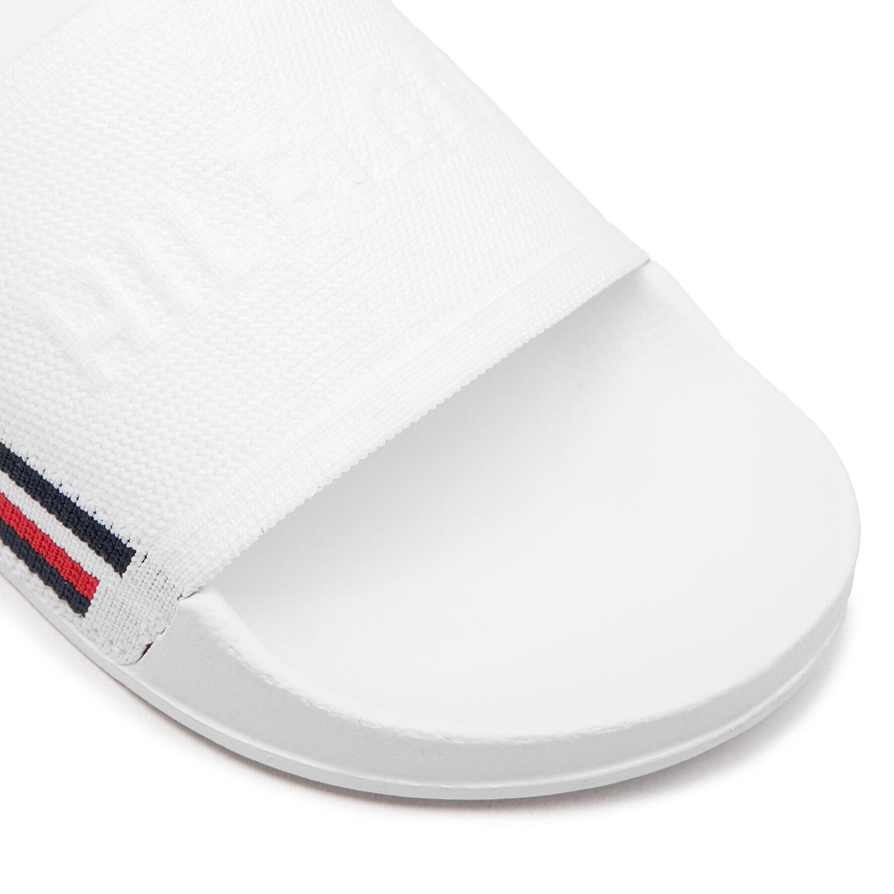 Tommy Hilfiger Nazouváky Corporate Knitted Beach Sandal FM0FM04062 Bílá - Pepit.cz