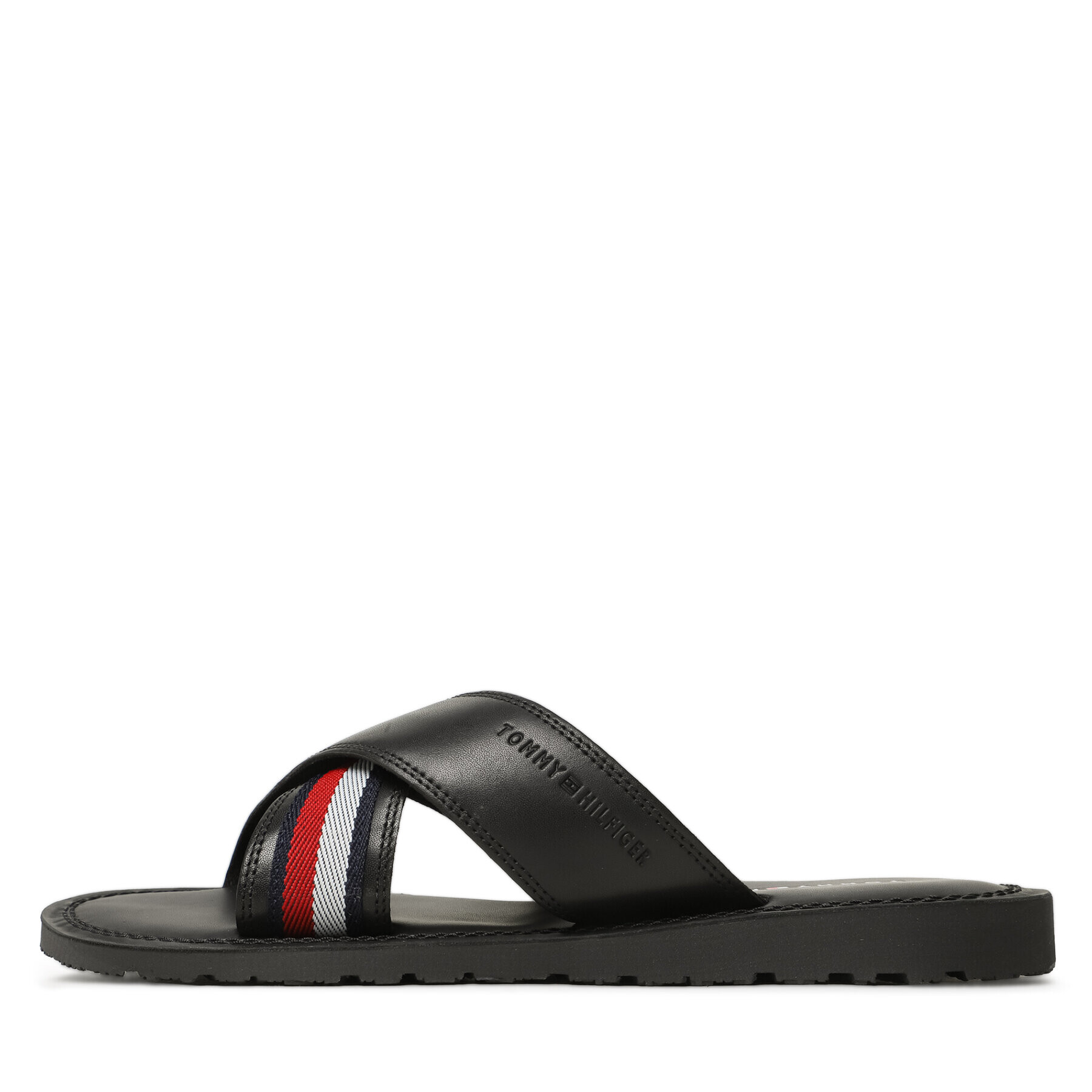 Tommy Hilfiger Nazouváky Criss Cross Sandal FM0FM04457 Černá - Pepit.cz