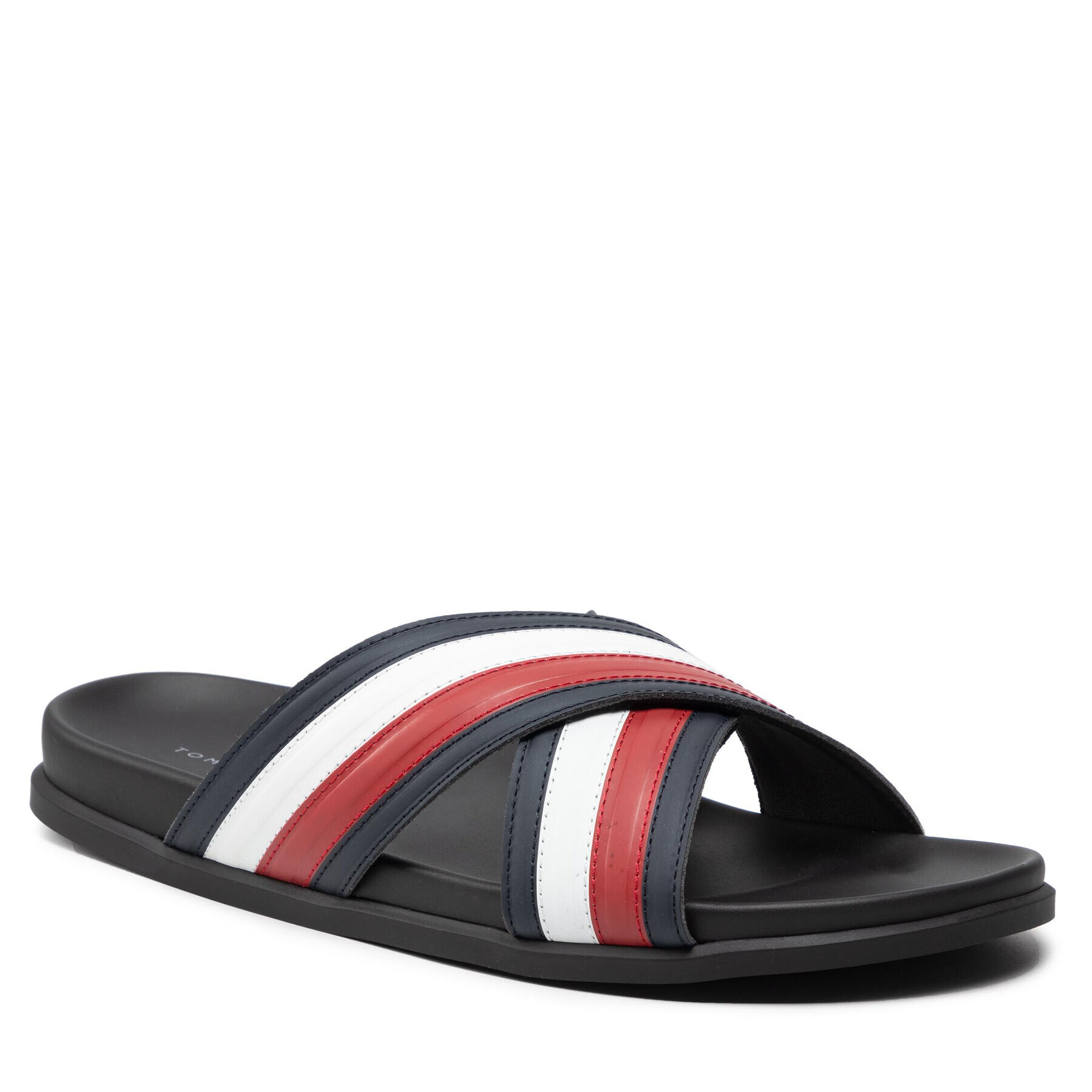 Tommy Hilfiger Nazouváky Elevated Corporate Sandal FM0FM03971 Tmavomodrá - Pepit.cz