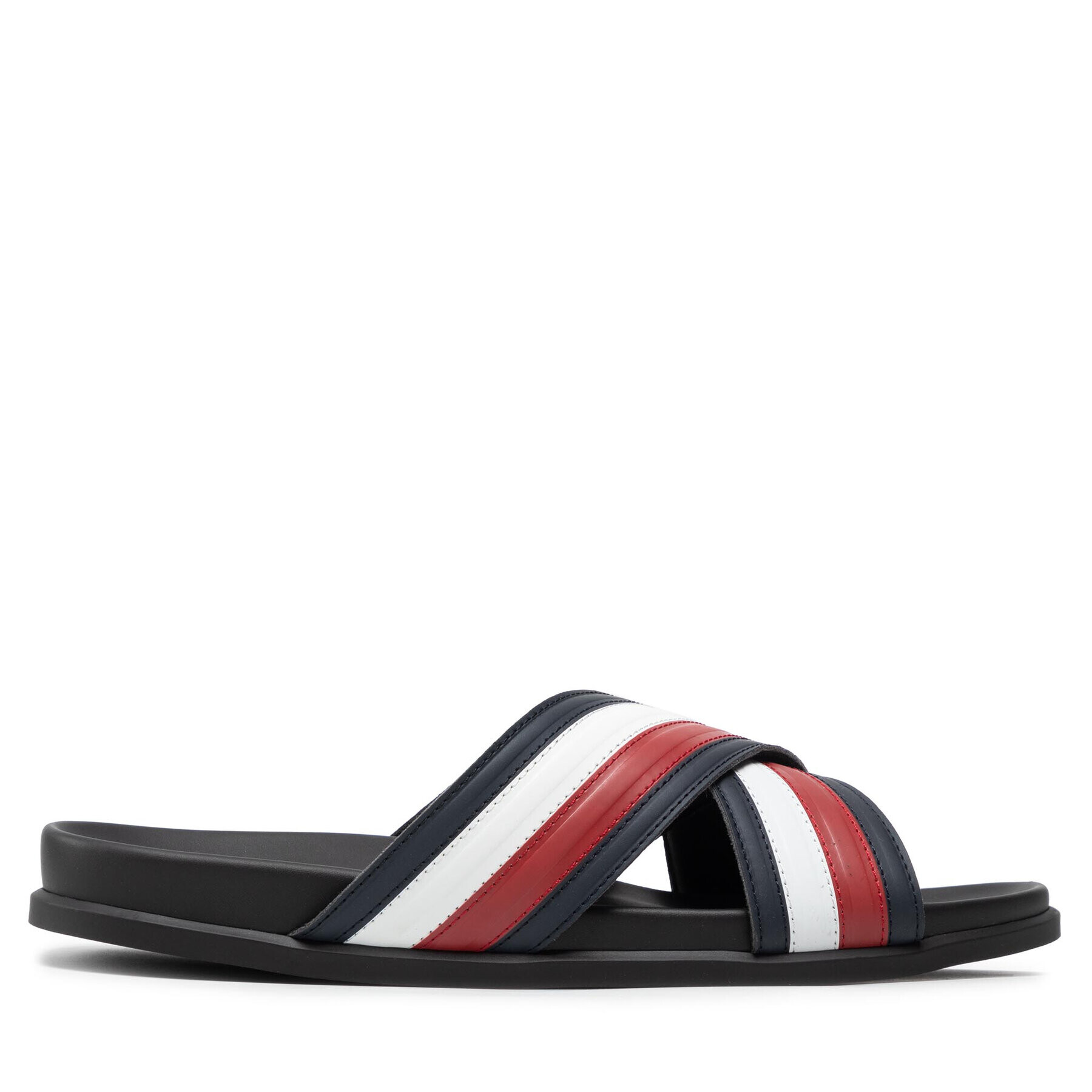 Tommy Hilfiger Nazouváky Elevated Corporate Sandal FM0FM03971 Tmavomodrá - Pepit.cz