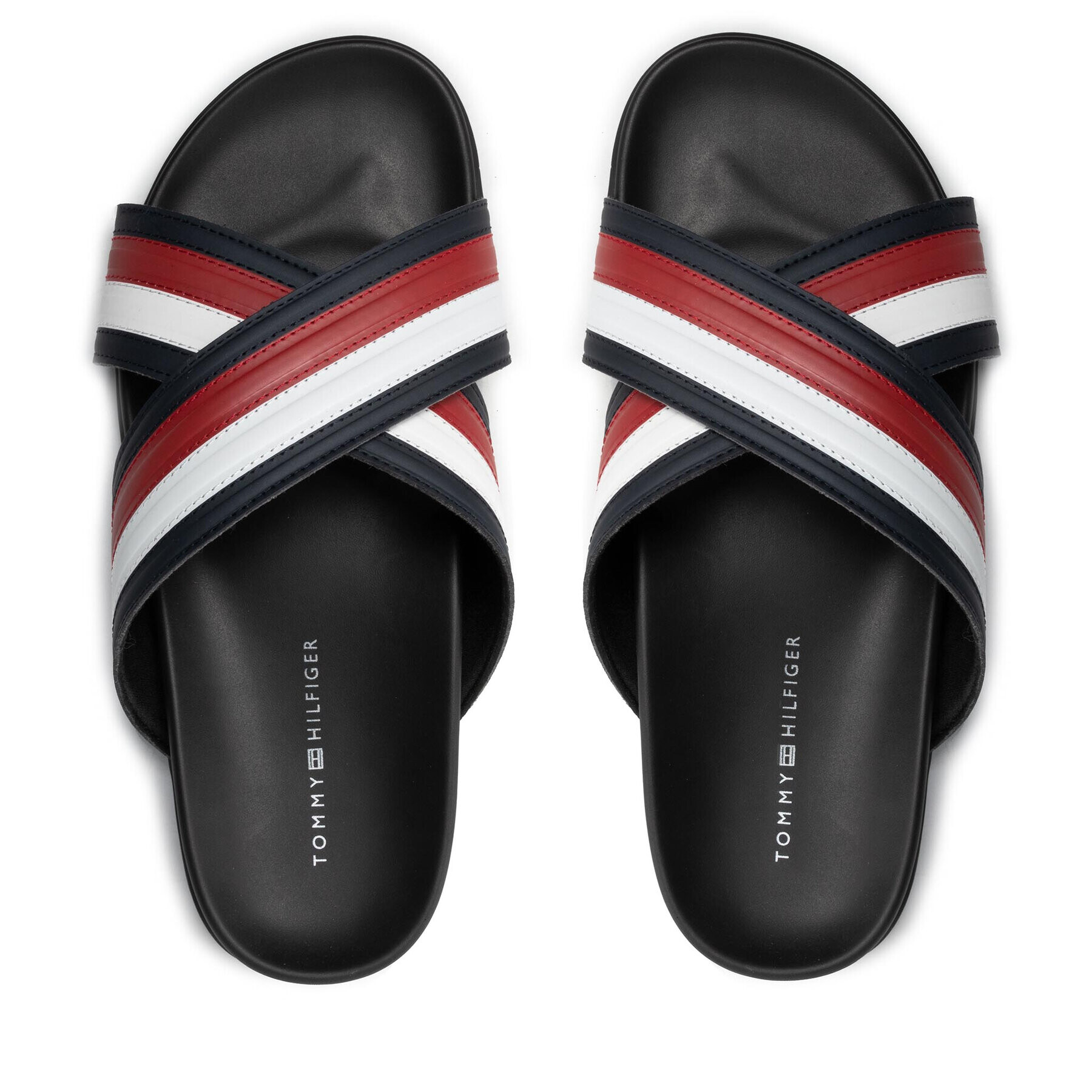 Tommy Hilfiger Nazouváky Elevated Corporate Sandal FM0FM03971 Tmavomodrá - Pepit.cz