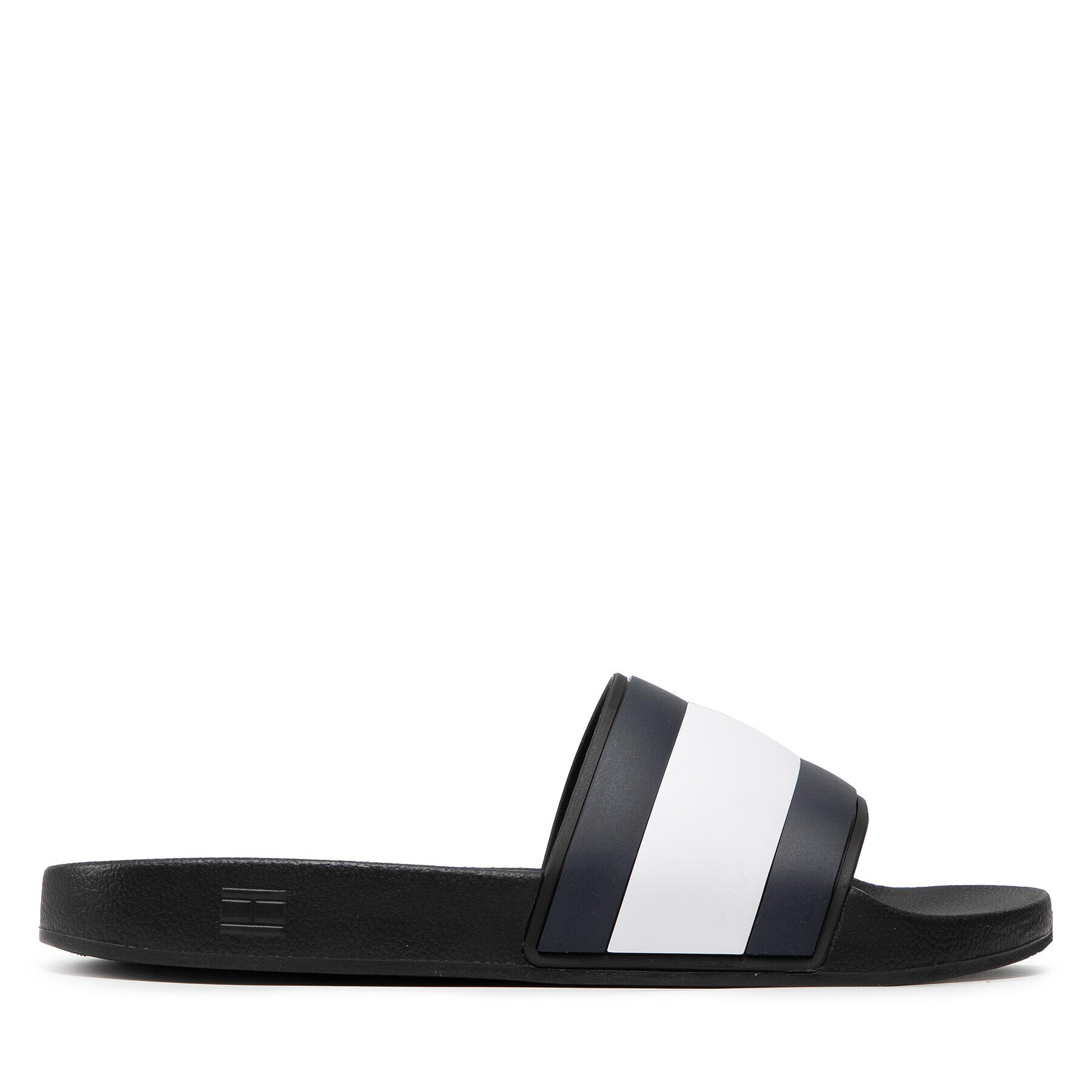 Tommy Hilfiger Nazouváky Rubber Th Flag Pool Slide FM0FM04263 Černá - Pepit.cz