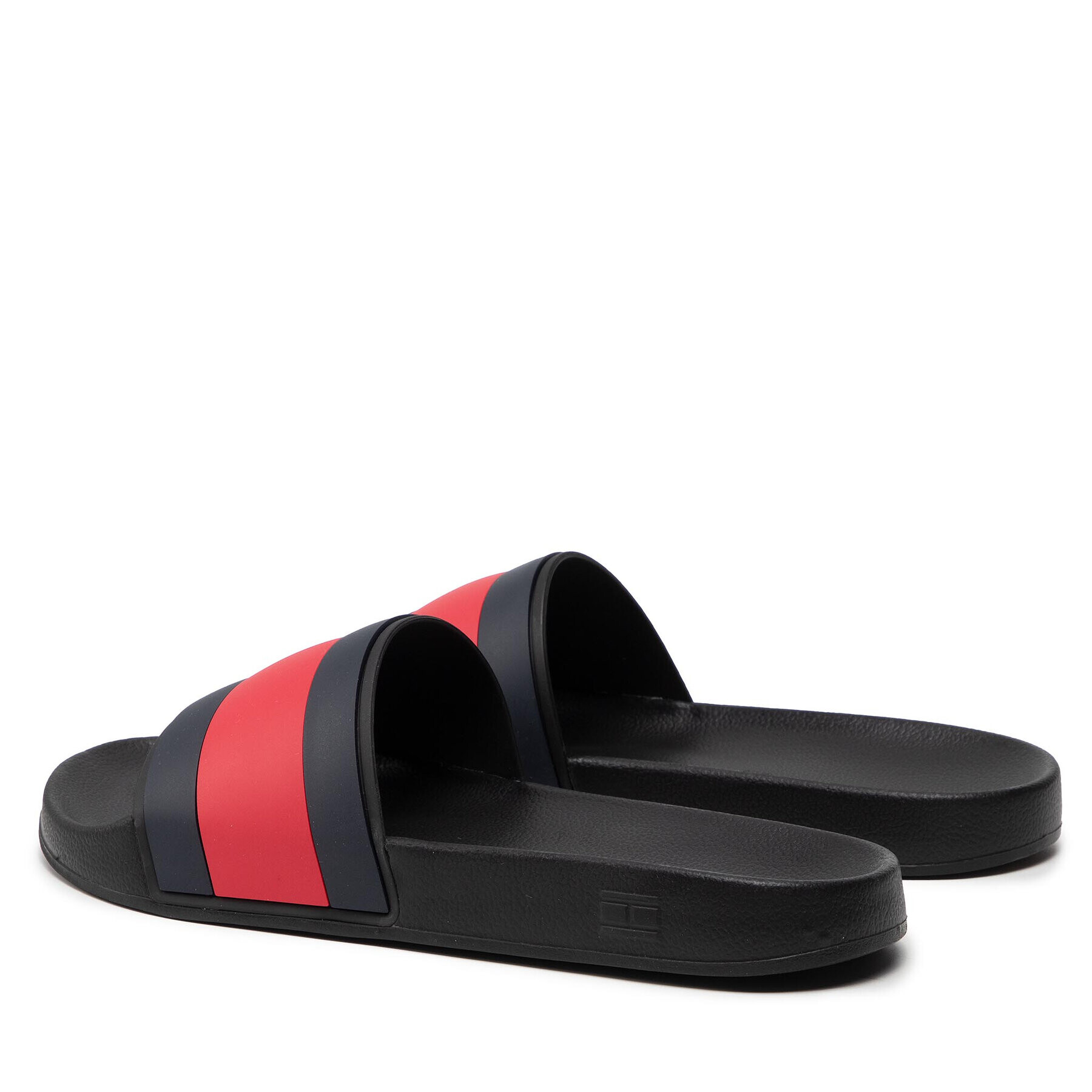 Tommy Hilfiger Nazouváky Rubber Th Flag Pool Slide FM0FM04263 Černá - Pepit.cz