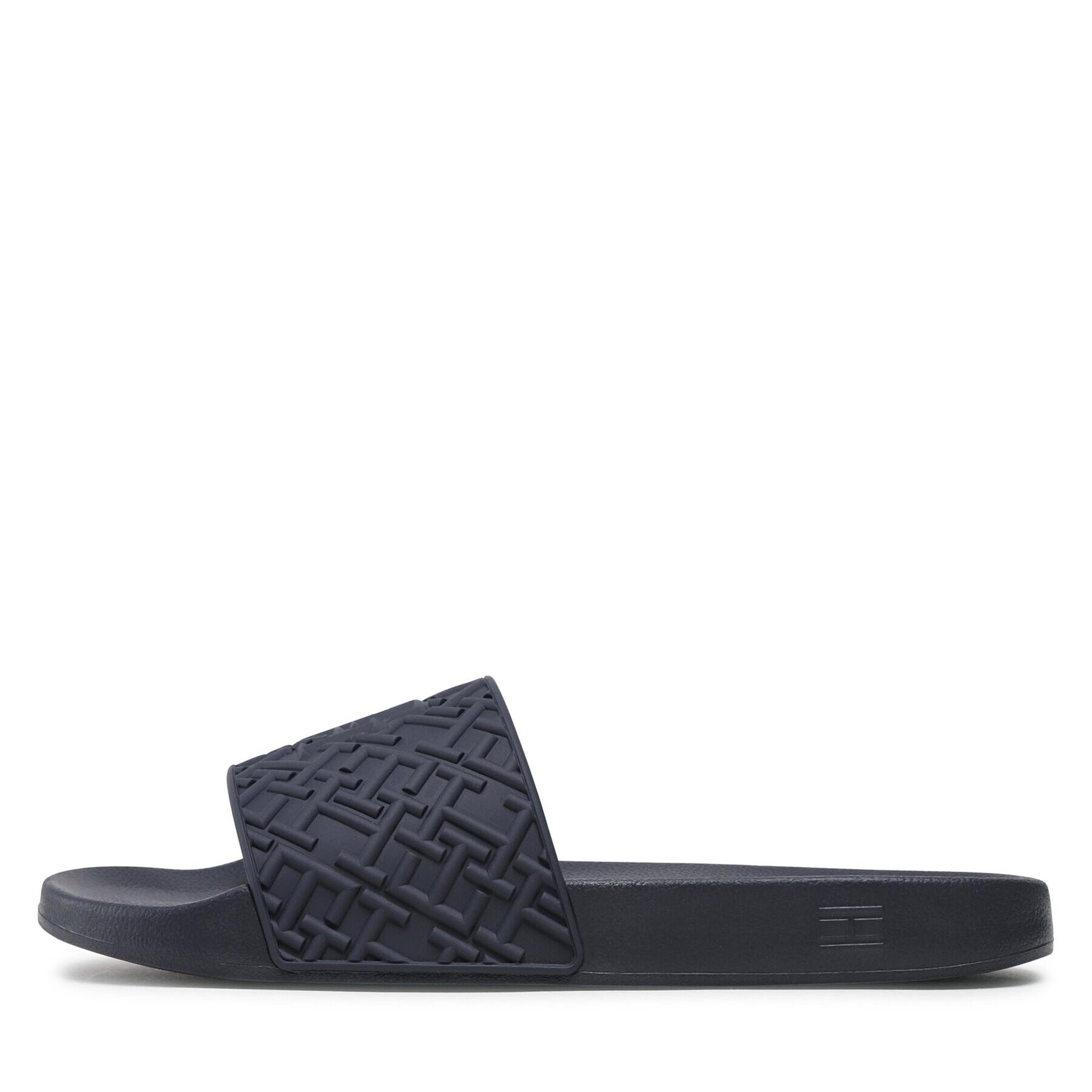 Tommy Hilfiger Nazouváky Rubber Th Monogram Pool Slide FM0FM04464 Tmavomodrá - Pepit.cz