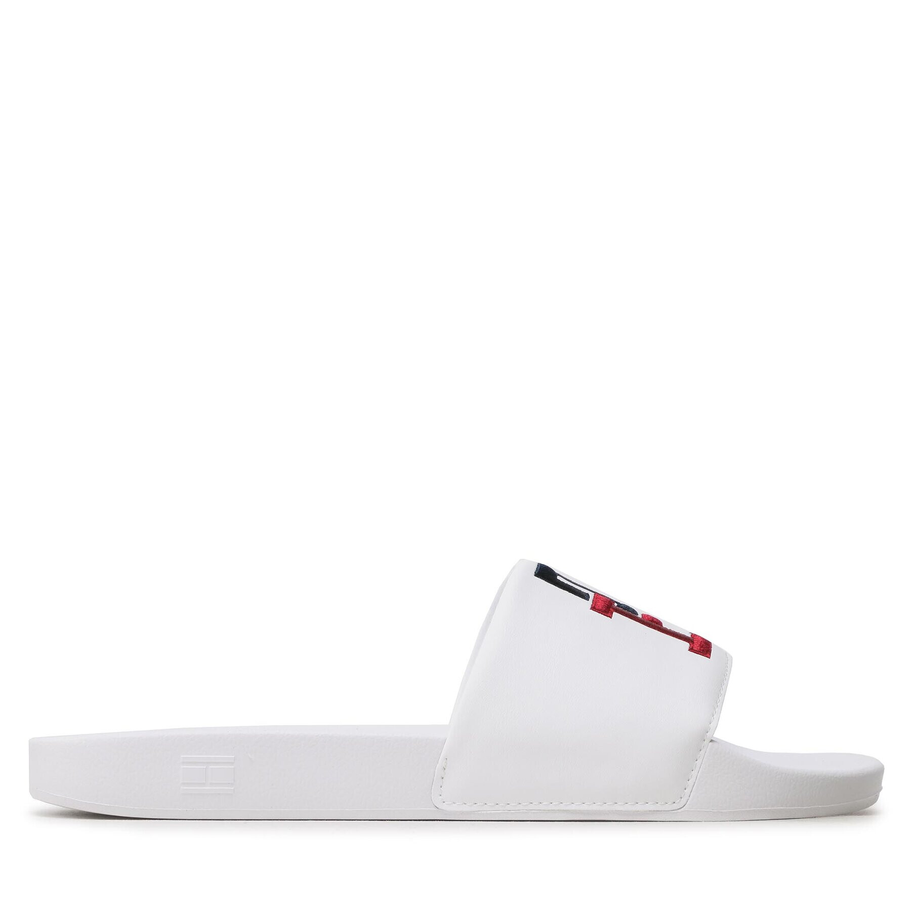 Tommy Hilfiger Nazouváky Th Raised Embroidery Pool Slide FM0FM04349 Bílá - Pepit.cz