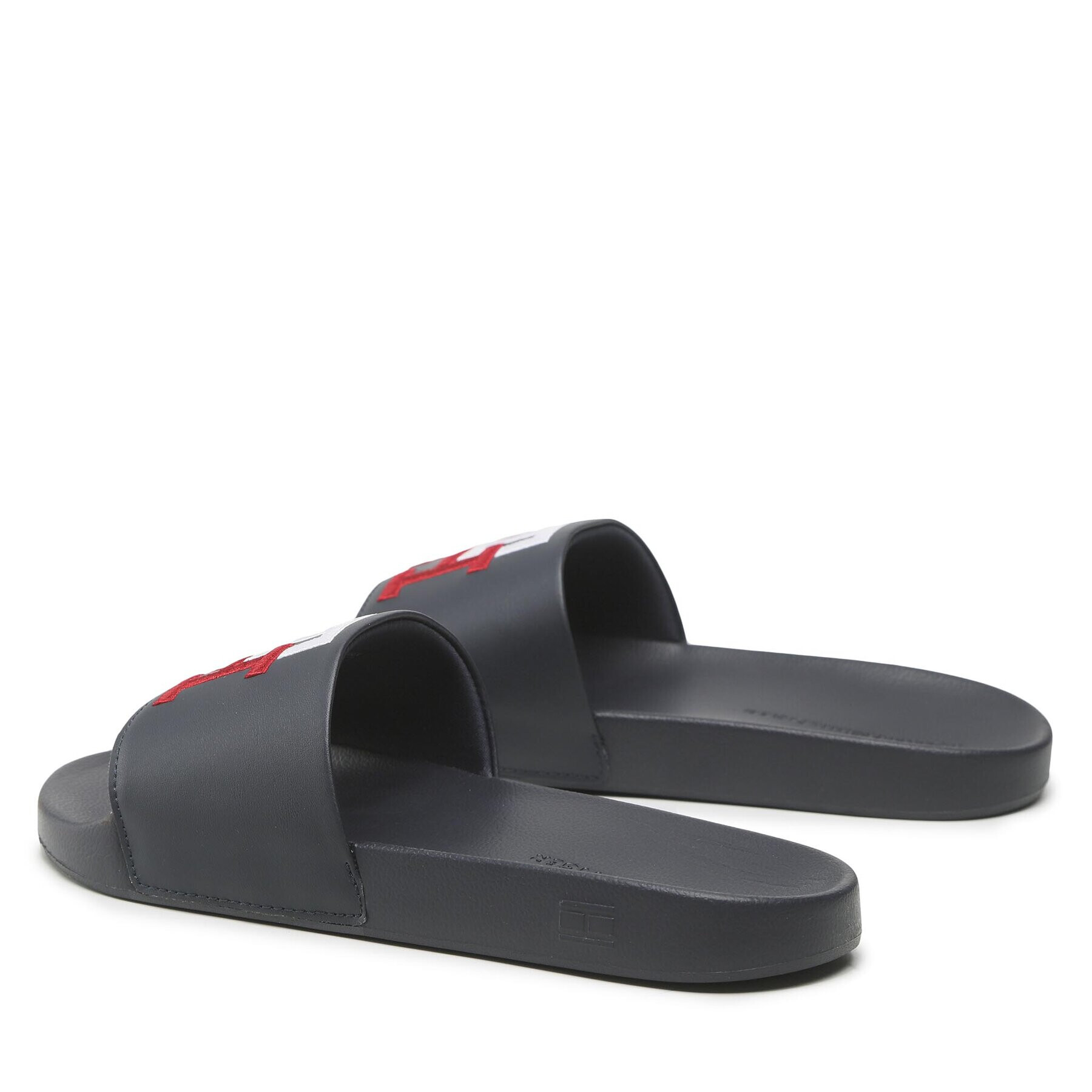 Tommy Hilfiger Nazouváky Th Raised Embroidery Pool Slide FM0FM04349 Tmavomodrá - Pepit.cz