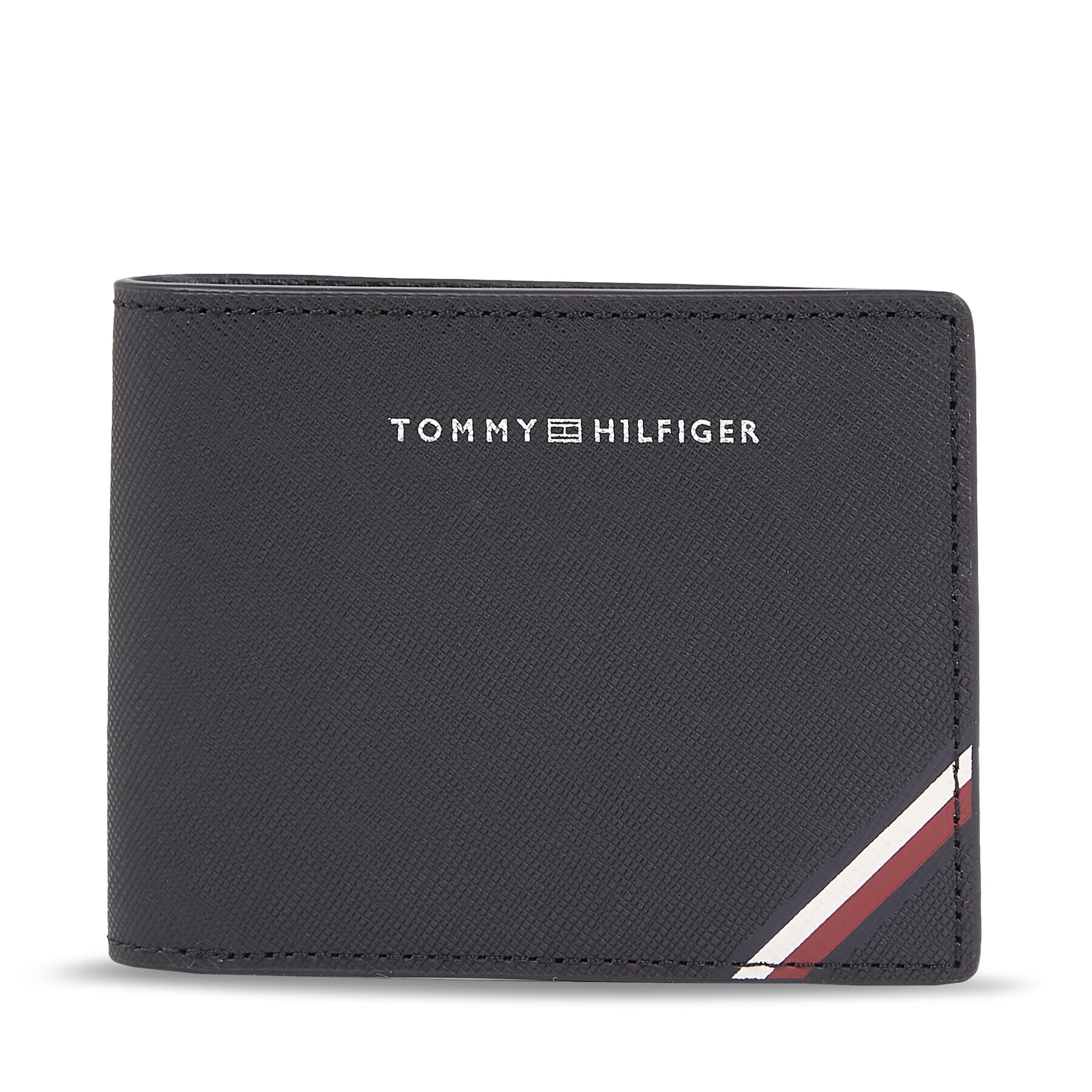 Tommy Hilfiger Pánská peněženka Th Central Mini Cc Wallet AM0AM11584 Černá - Pepit.cz