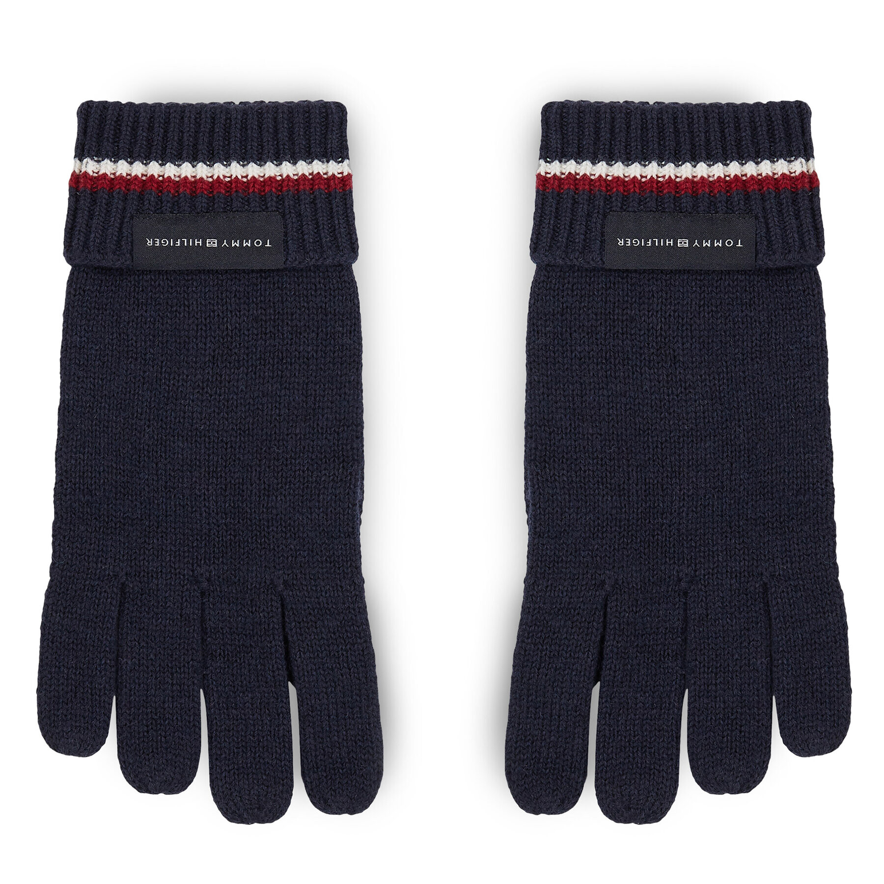 Tommy Hilfiger Pánské rukavice Corporate Knit Gloves AM0AM11488 Tmavomodrá - Pepit.cz