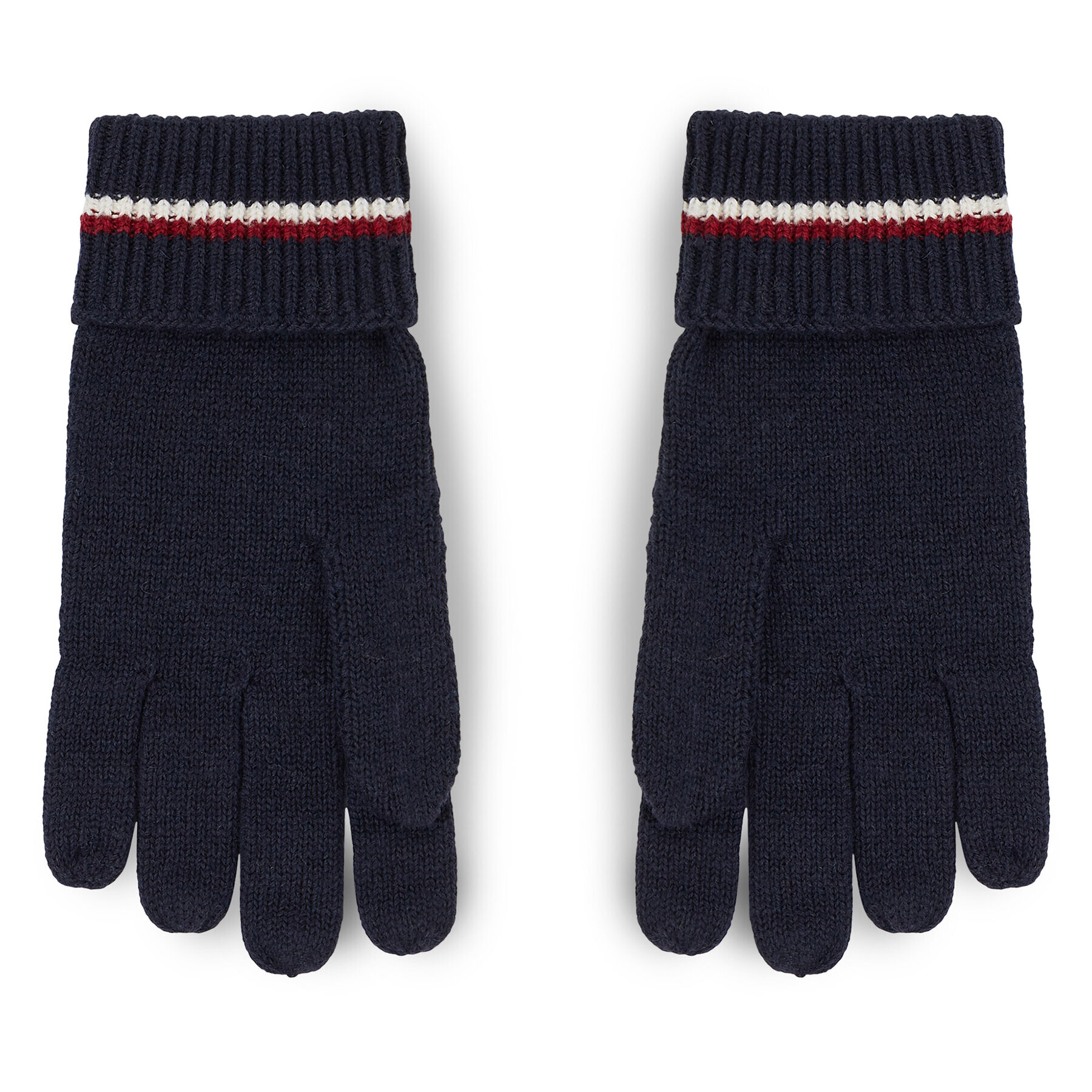 Tommy Hilfiger Pánské rukavice Corporate Knit Gloves AM0AM11488 Tmavomodrá - Pepit.cz