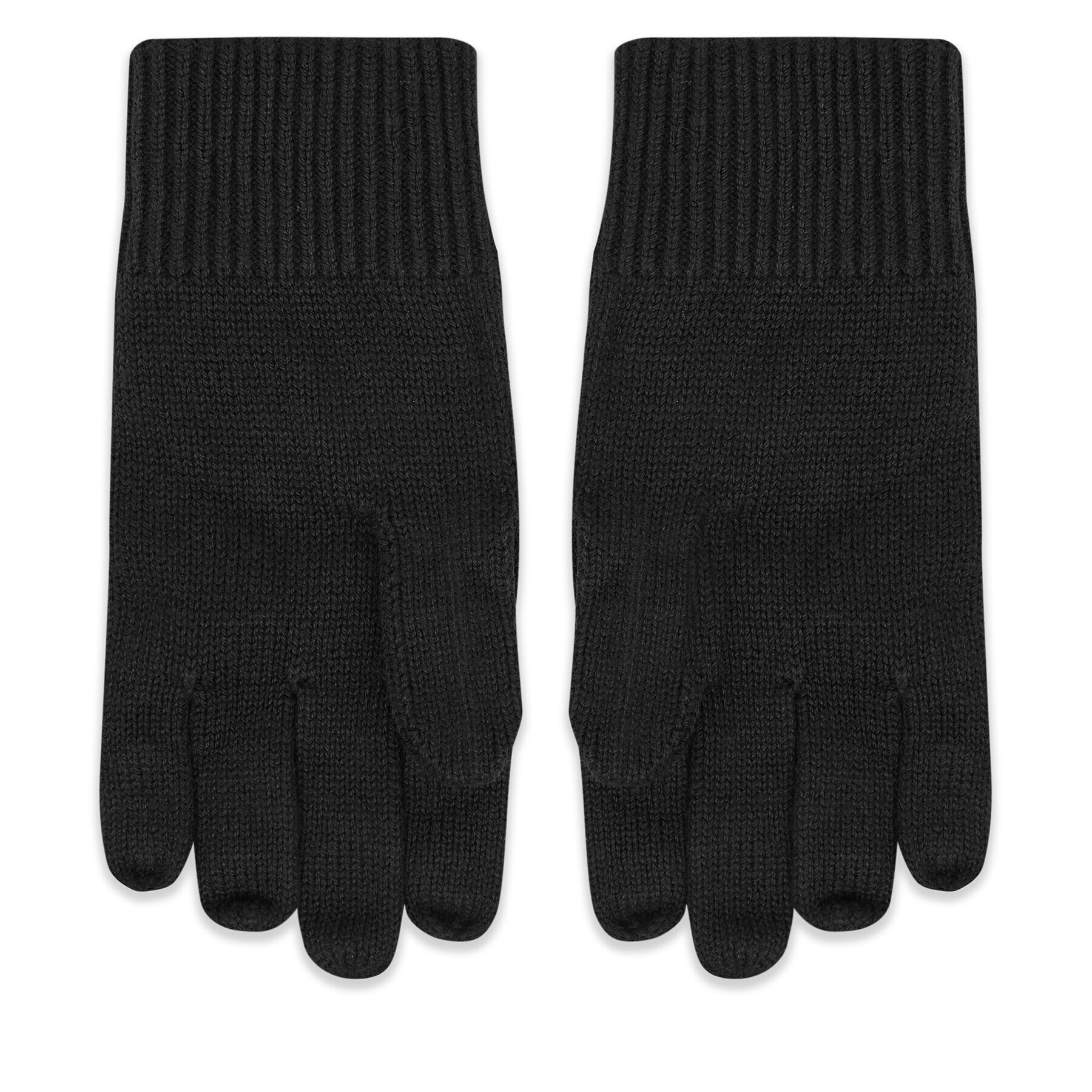 Tommy Hilfiger Pánské rukavice Essential Flag Knitted Gloves AM0AM11048 Černá - Pepit.cz