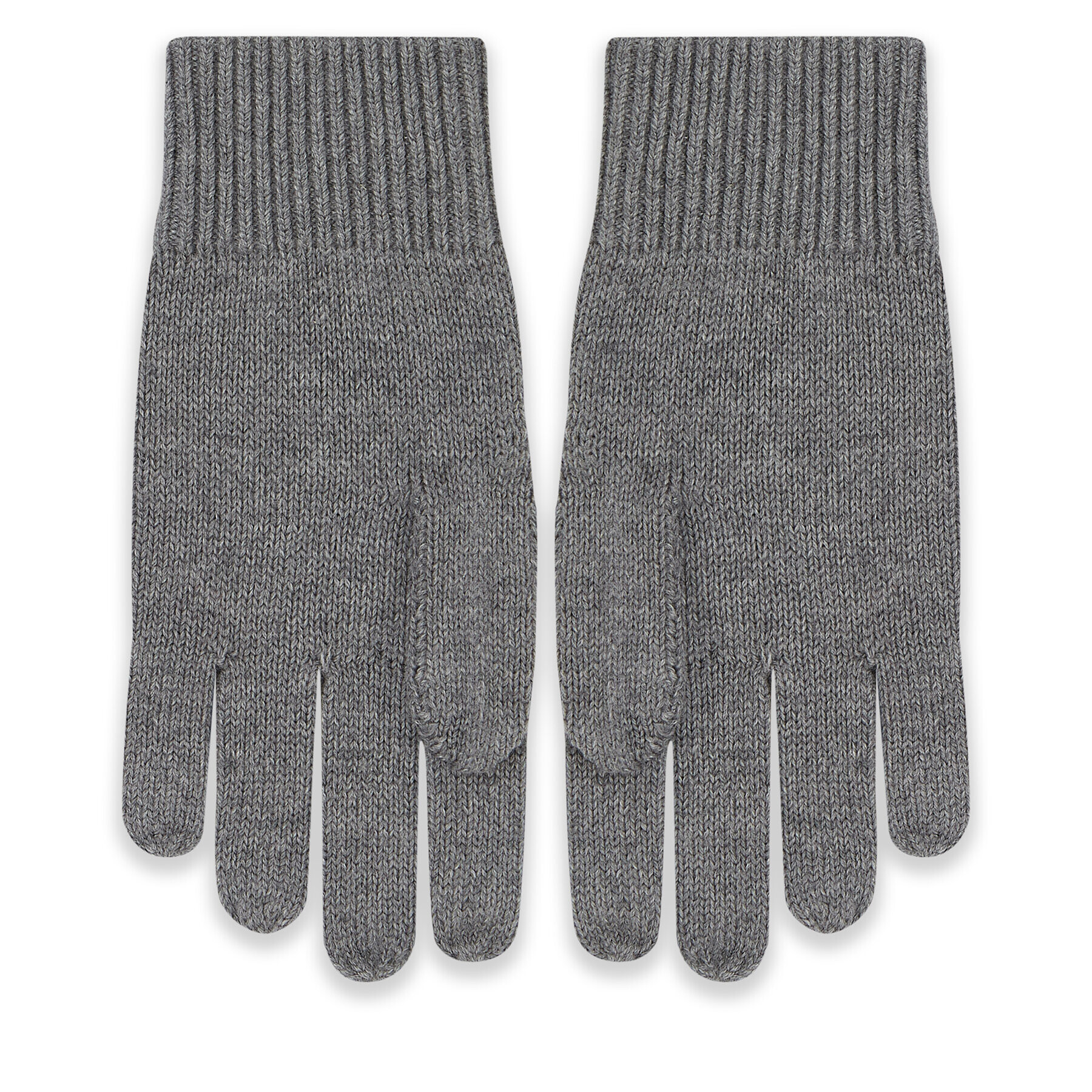 Tommy Hilfiger Pánské rukavice Essential Flag Knitted Gloves AM0AM11048 Šedá - Pepit.cz