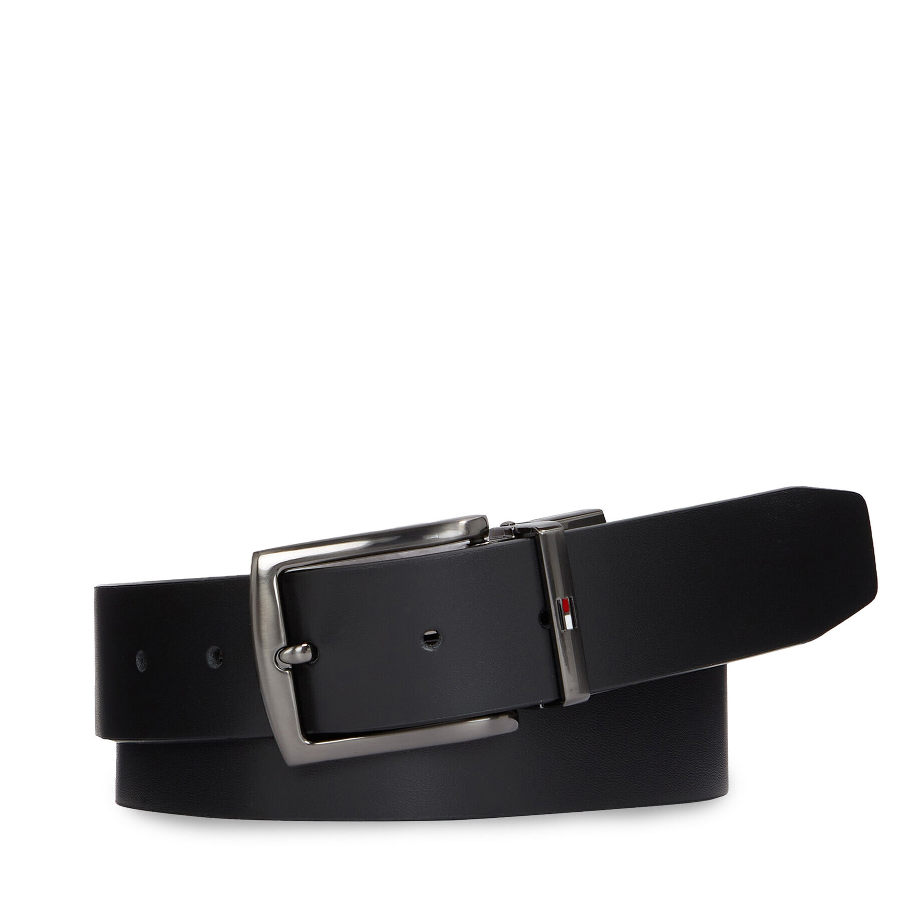 Tommy Hilfiger Pánský pásek Denton Reversible Leather Belt AM0AM11224 Černá - Pepit.cz