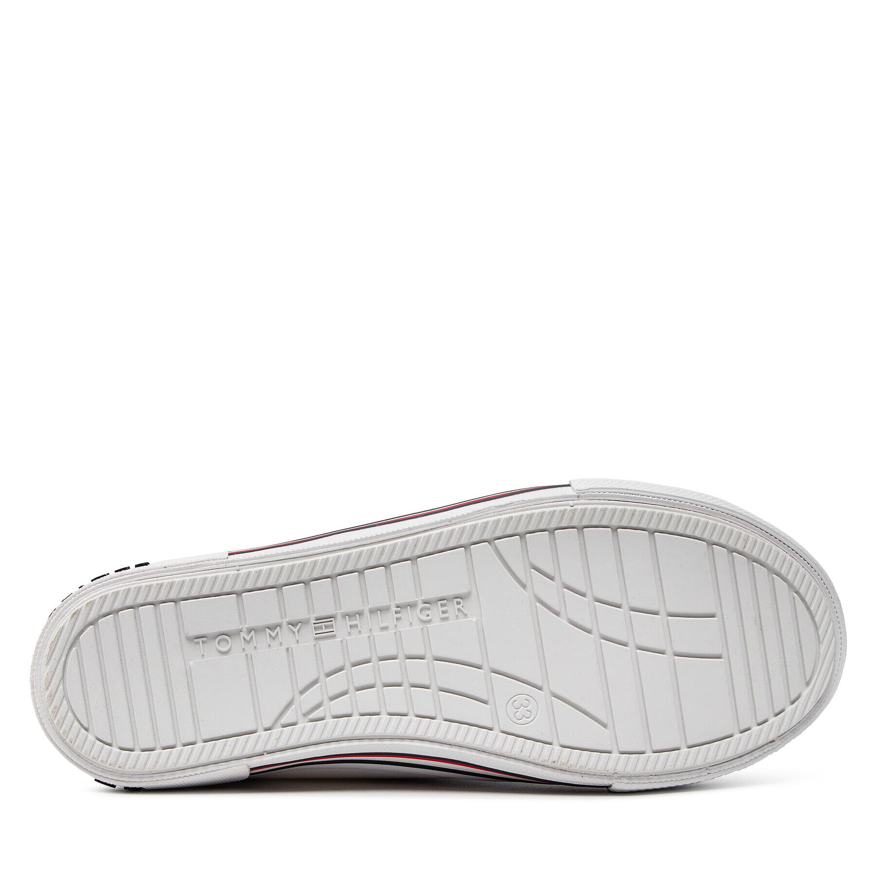 Tommy Hilfiger Plátěnky Low Cut Lace Up Sneaker T3X4-30692-0890 S Bílá - Pepit.cz